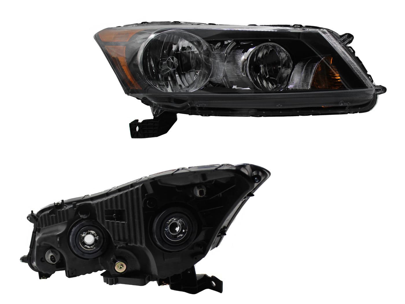 Faro Derecho Honda ACCORD 4 Puertas 2008-2012 Con Mica Ámbar Cuarto Ámbar