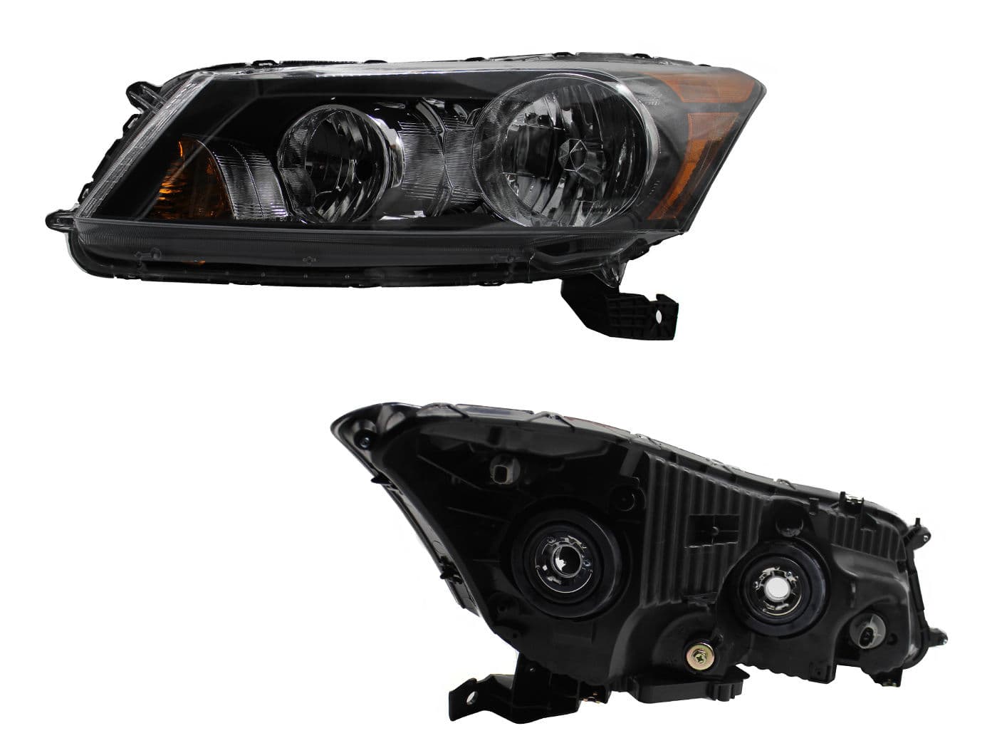 Faro Izquierdo Honda ACCORD 4 Puertas 2008-2012 Con Mica Ámbar Cuarto Ámbar