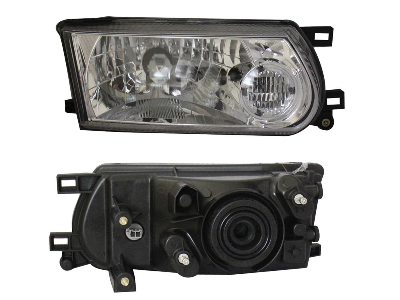 Faro Derecho Nissan TS-III 2001-2004 Fondo Cromado