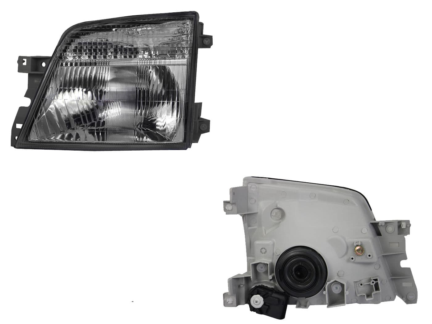 Faro Izquierdo Nissan URVAN 2002-2006 Fondo Cromado
