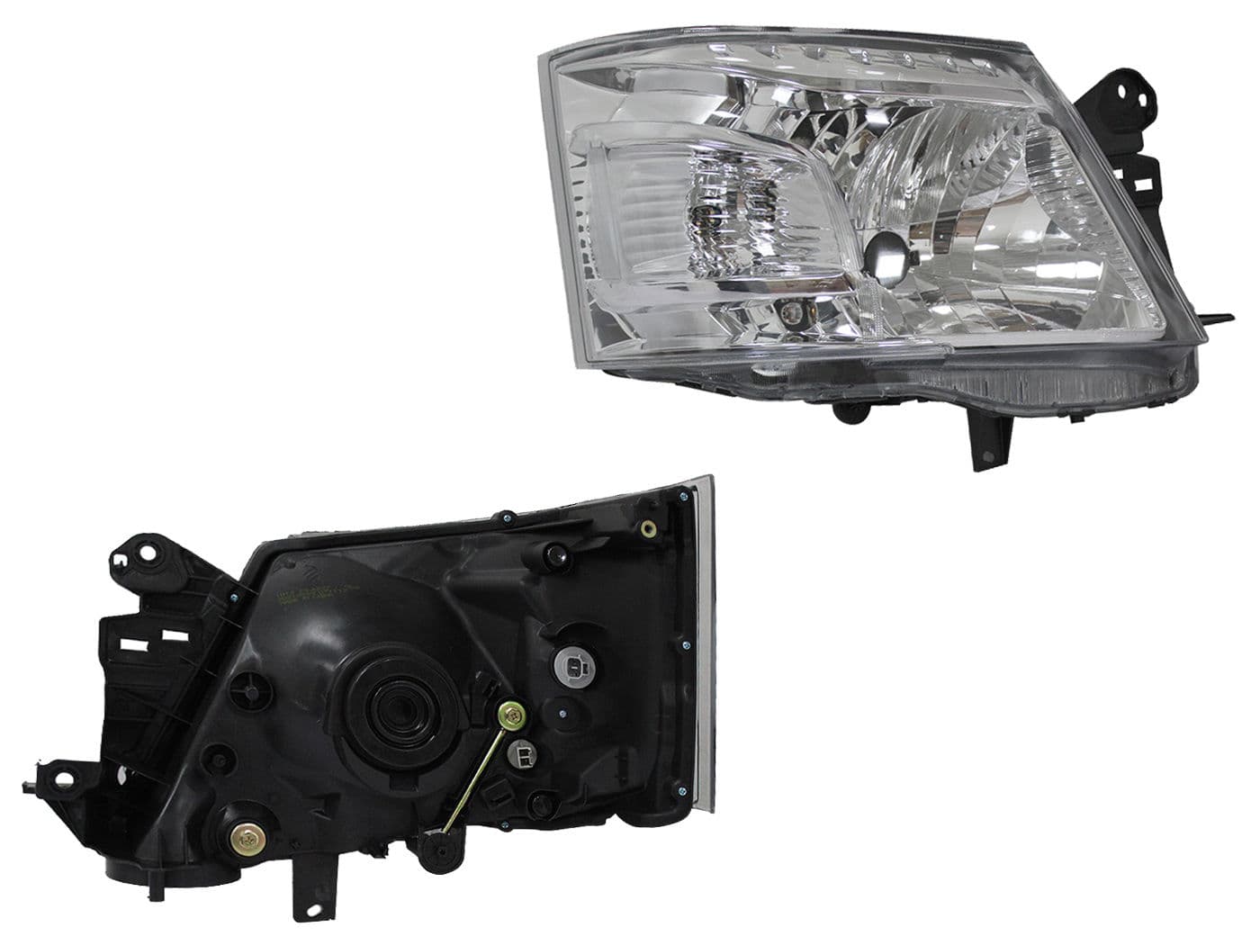 Faro Derecho Nissan NV-350 2013-2018 Fondo Cromado
