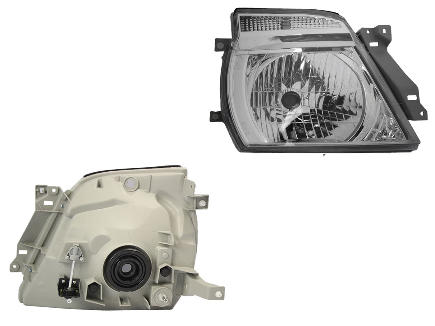 Faro Derecho Nissan URVAN 2007-2012 Fondo Cromado