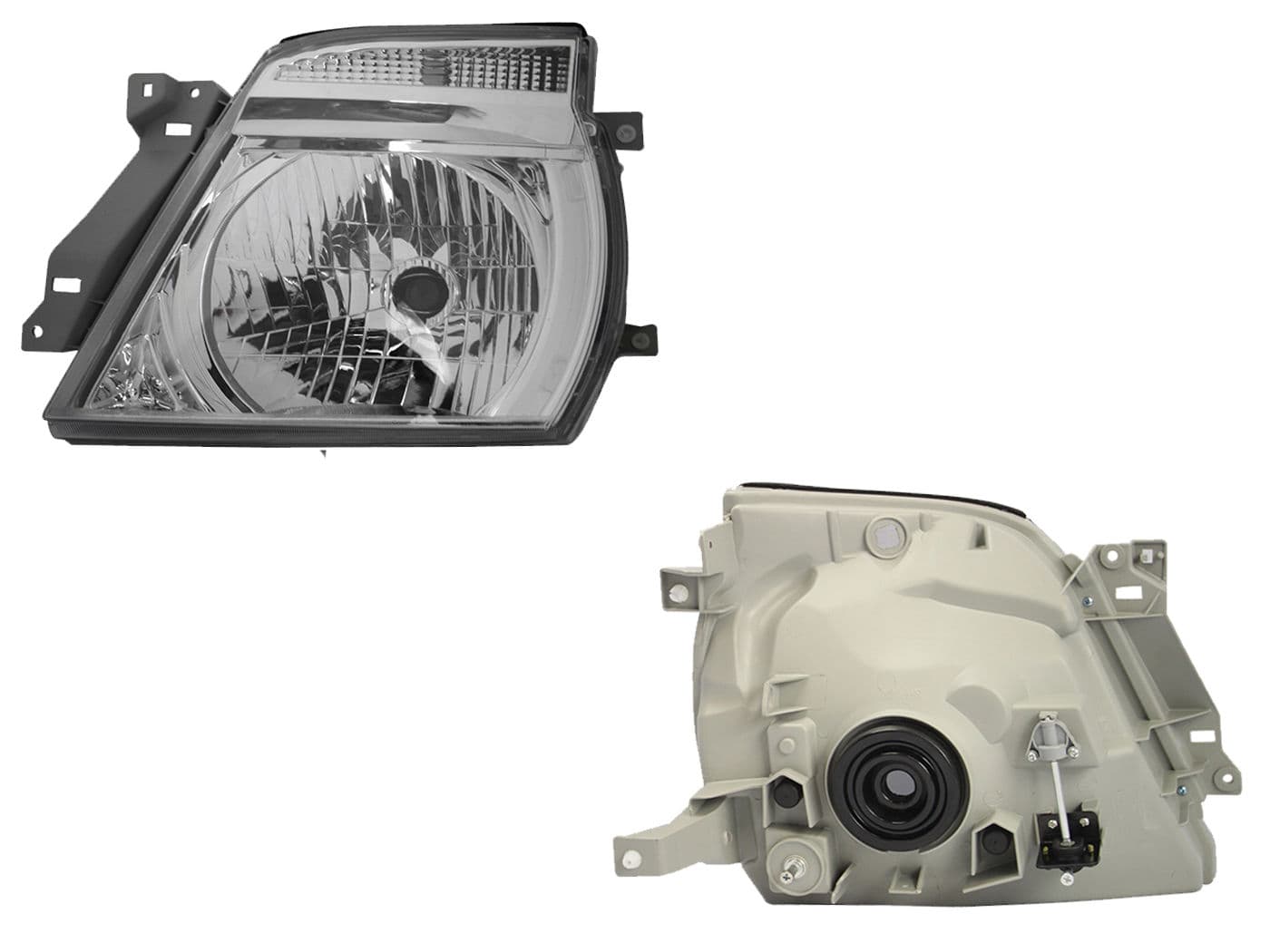 Faro Izquierdo Nissan URVAN 2007-2012 Fondo Cromado