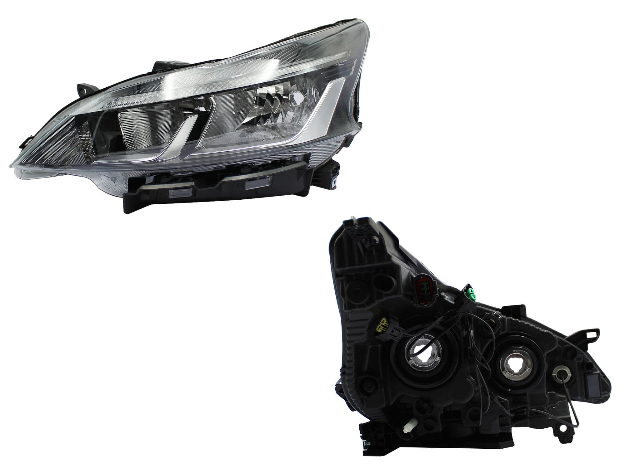 Faro Izquierdo Nissan MARCH 2021-2025 Fondo Cromado
