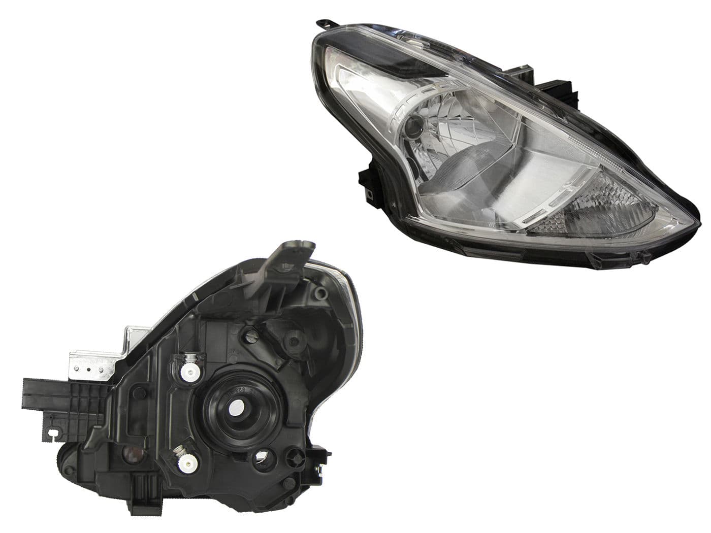 Faro Derecho Nissan VERSA 2015-2019 Fondo Cromado