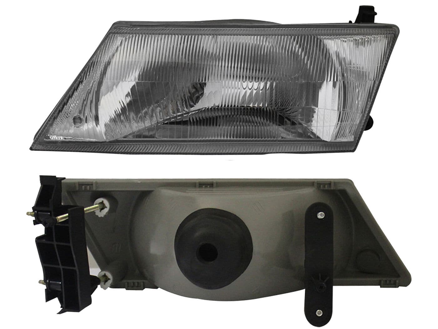Faro Izquierdo Nissan SENTRA B-14 1996-1999 Fondo Cromado