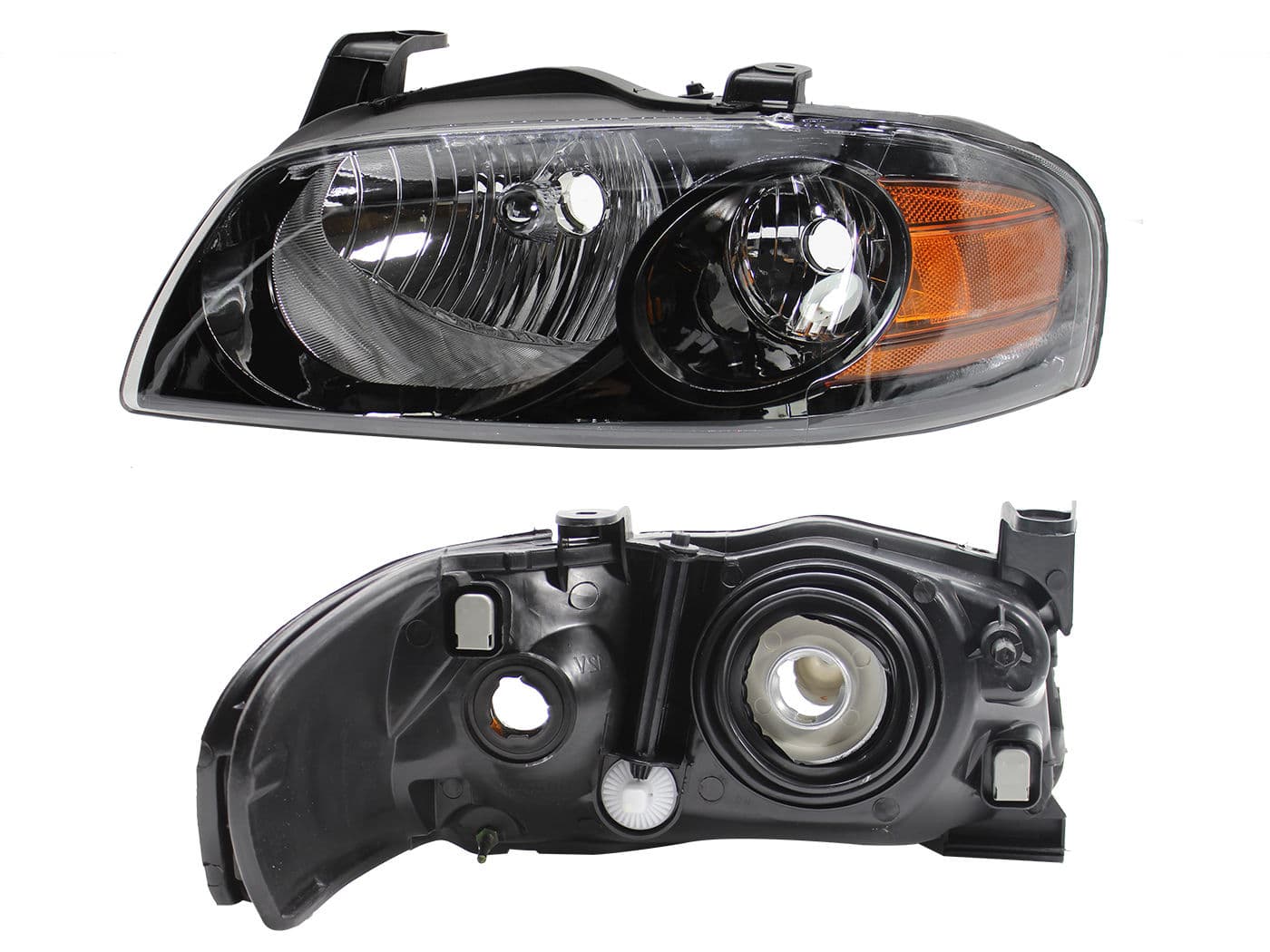 Faro Izquierdo Nissan SENTRA B-15 2004-2006 Con Mica Ámbar