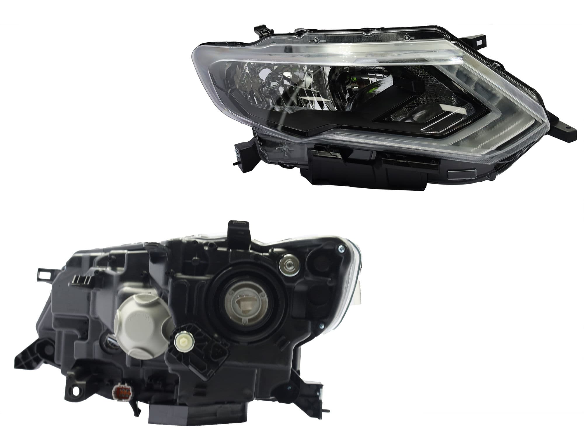 Faro Derecho Nissan X-TRAIL SENSE/ADVANCE 2018-2022 Con Led Con Motor