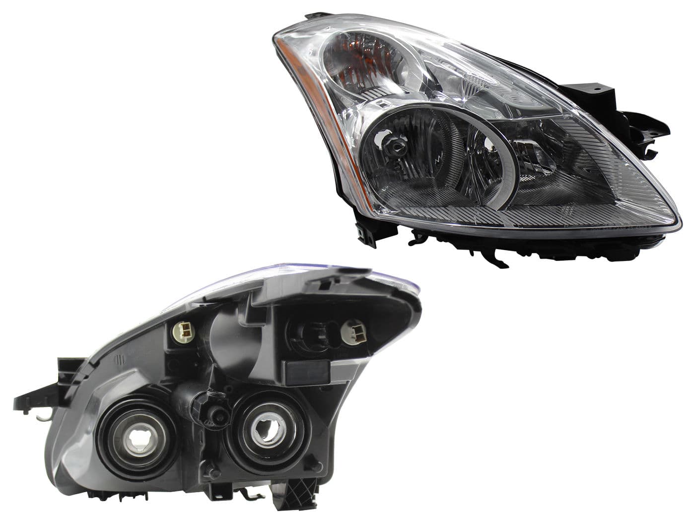 Faro Derecho Nissan ALTIMA 2010-2012 Cuarto Ámbar Fondo Cromado