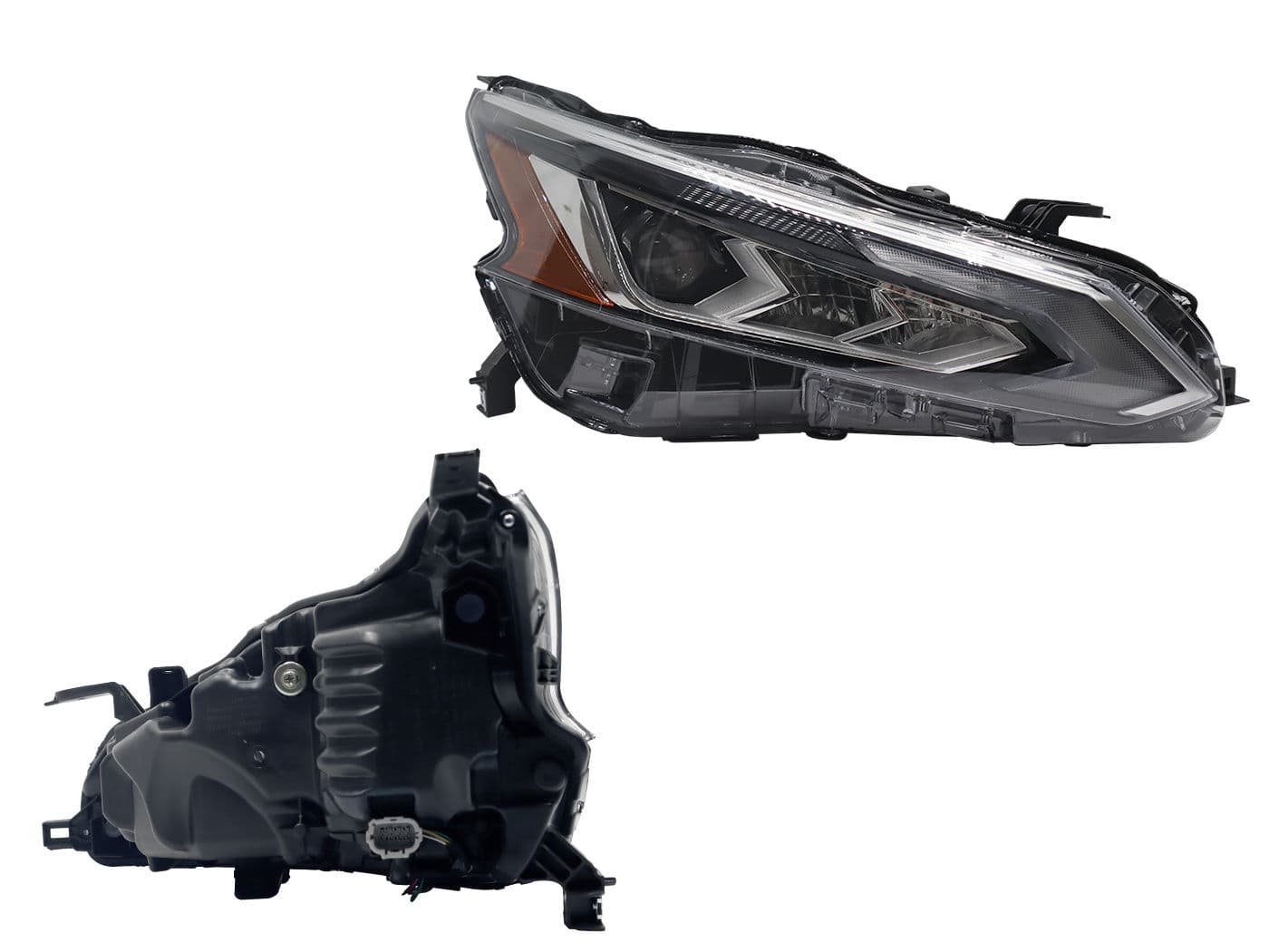 Faro Derecho Nissan ALTIMA ADVANCE/EXCLUSIVE 2019-2024 Con Lupa Con Led