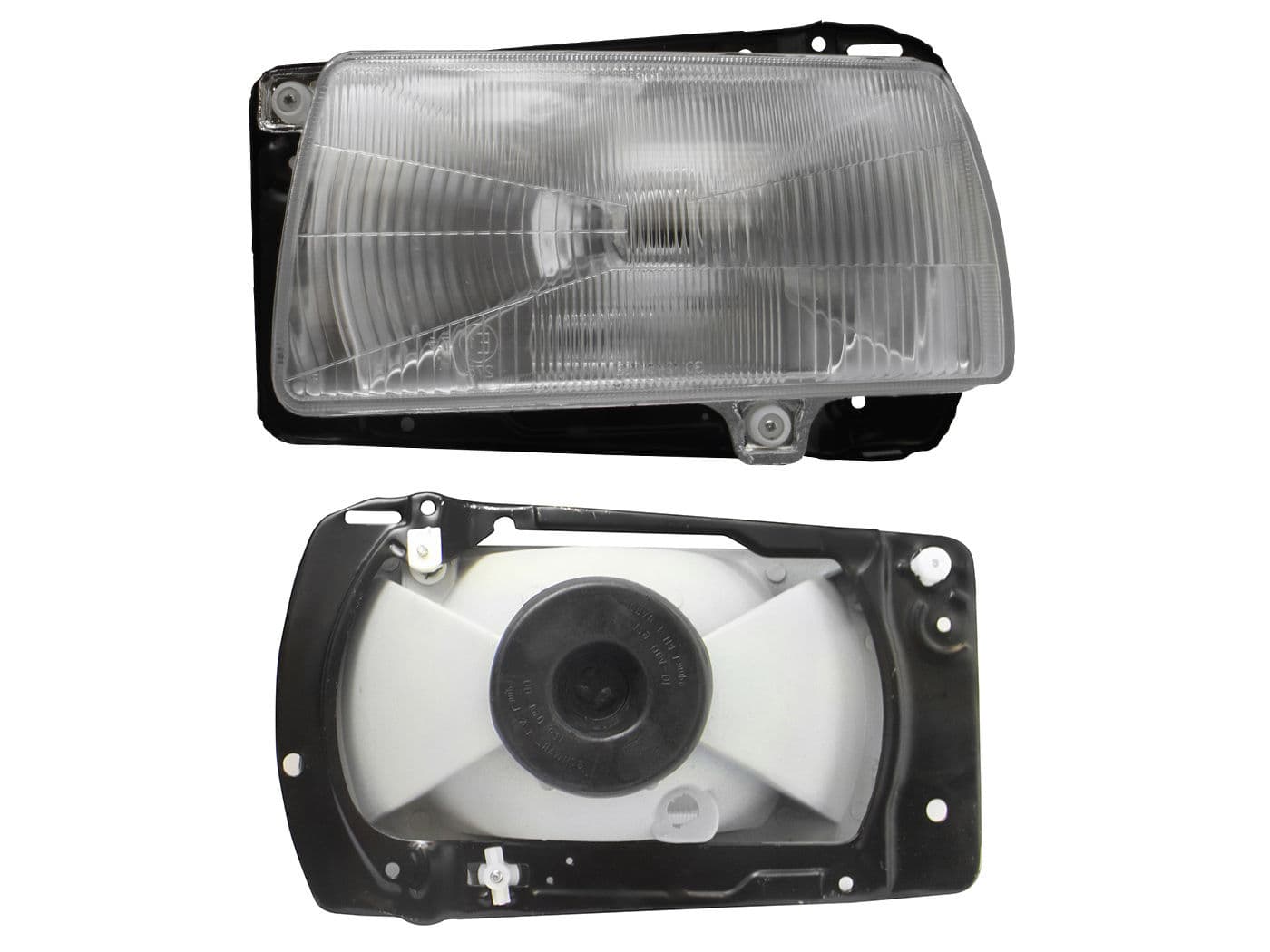 Faro Izquierdo Volkswagen JETTA A2 1987-1992 Con Base Fondo Cromado