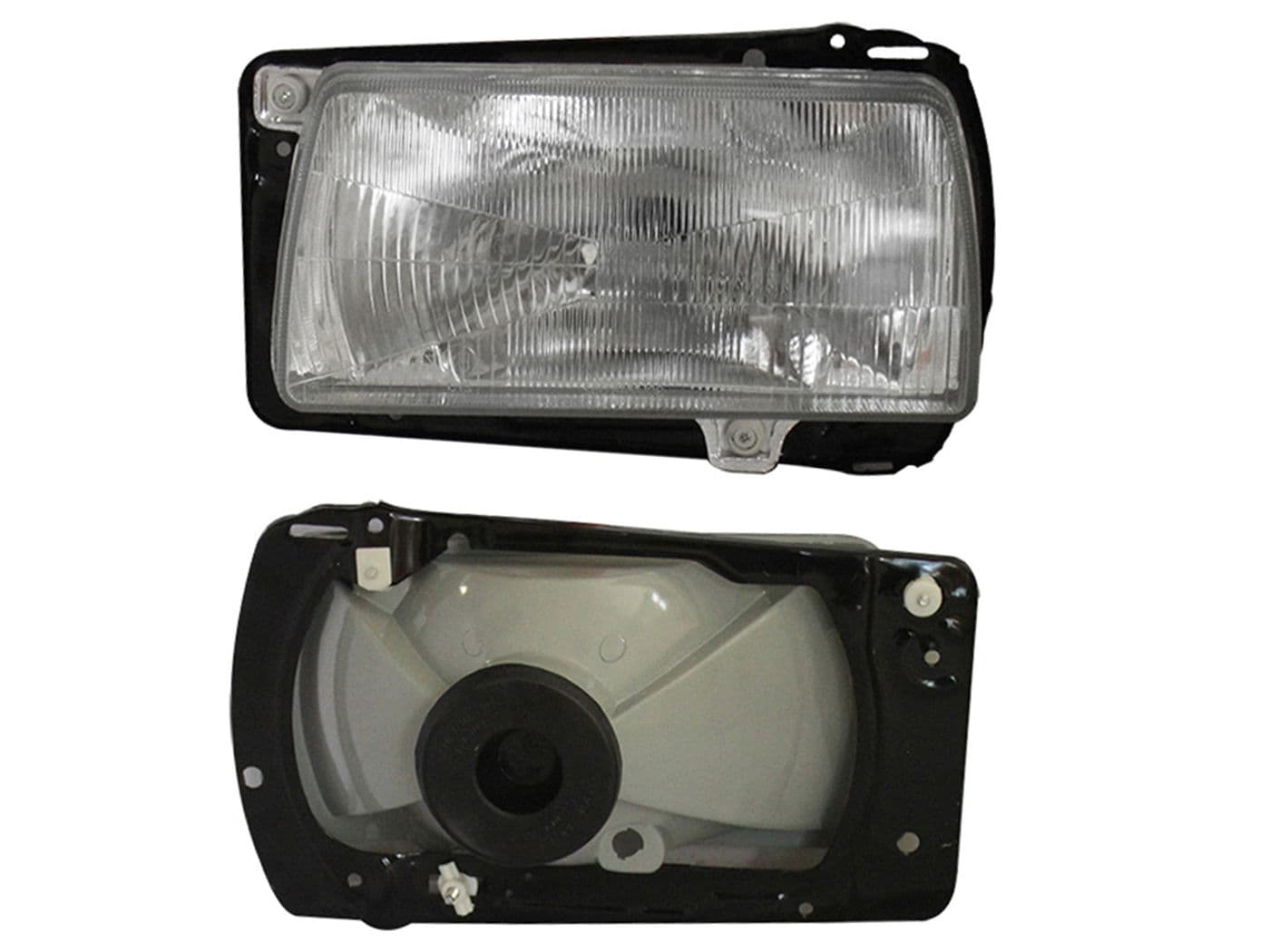 Faro Izquierdo Volkswagen JETTA A2 1987-1992 Con Base Fondo Cromado