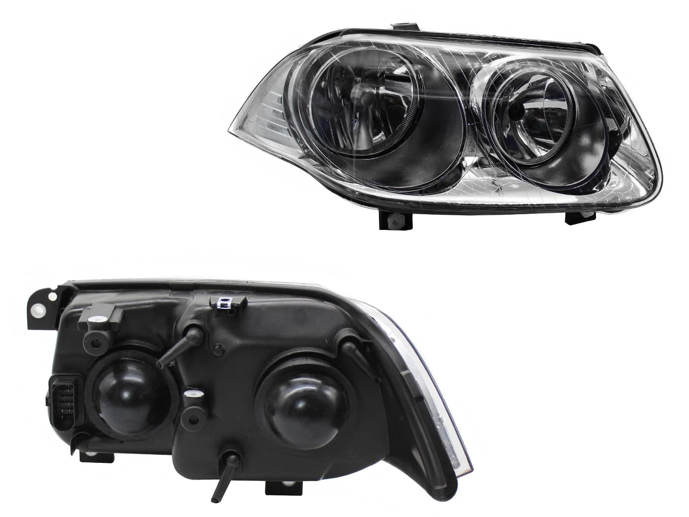 Faro Derecho Volkswagen JETTA CLASICO 2008-2015 Fondo Cromado