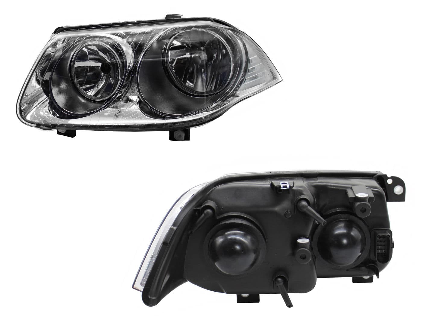 Faro Izquierdo Volkswagen JETTA CLASICO 2008-2015 Fondo Cromado
