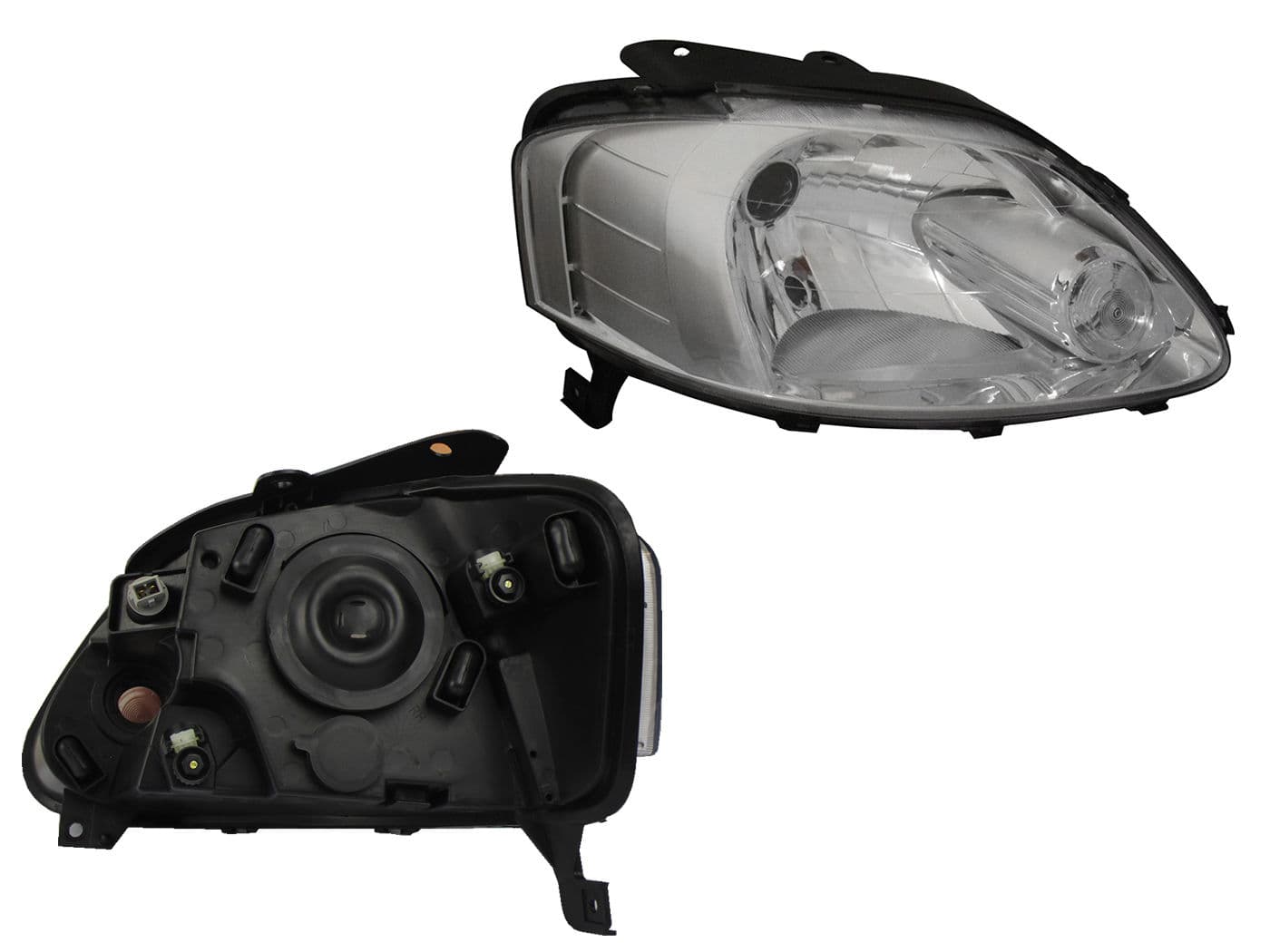 Faro Derecho Volkswagen LUPO 2004-2009 Fondo Cromado