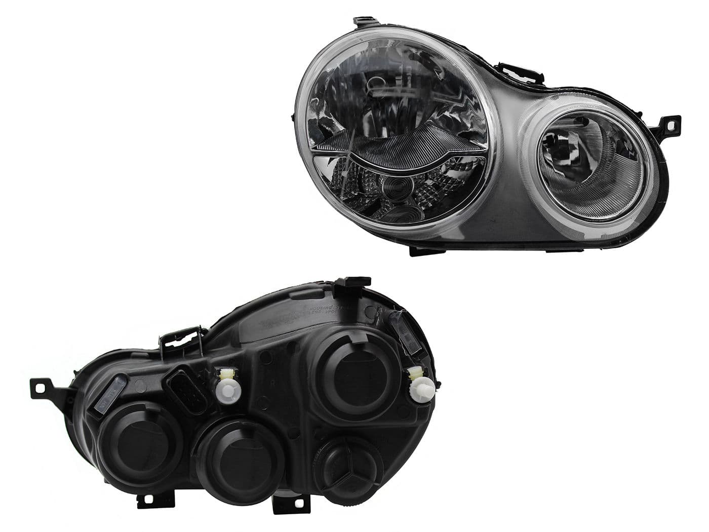 Faro Derecho Volkswagen POLO 2003-2007 Fondo Cromado