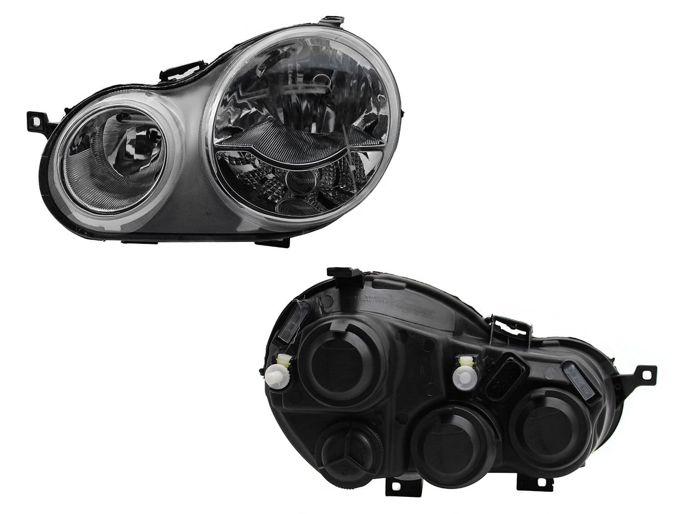 Faro Izquierdo Volkswagen POLO 2003-2007 Fondo Cromado
