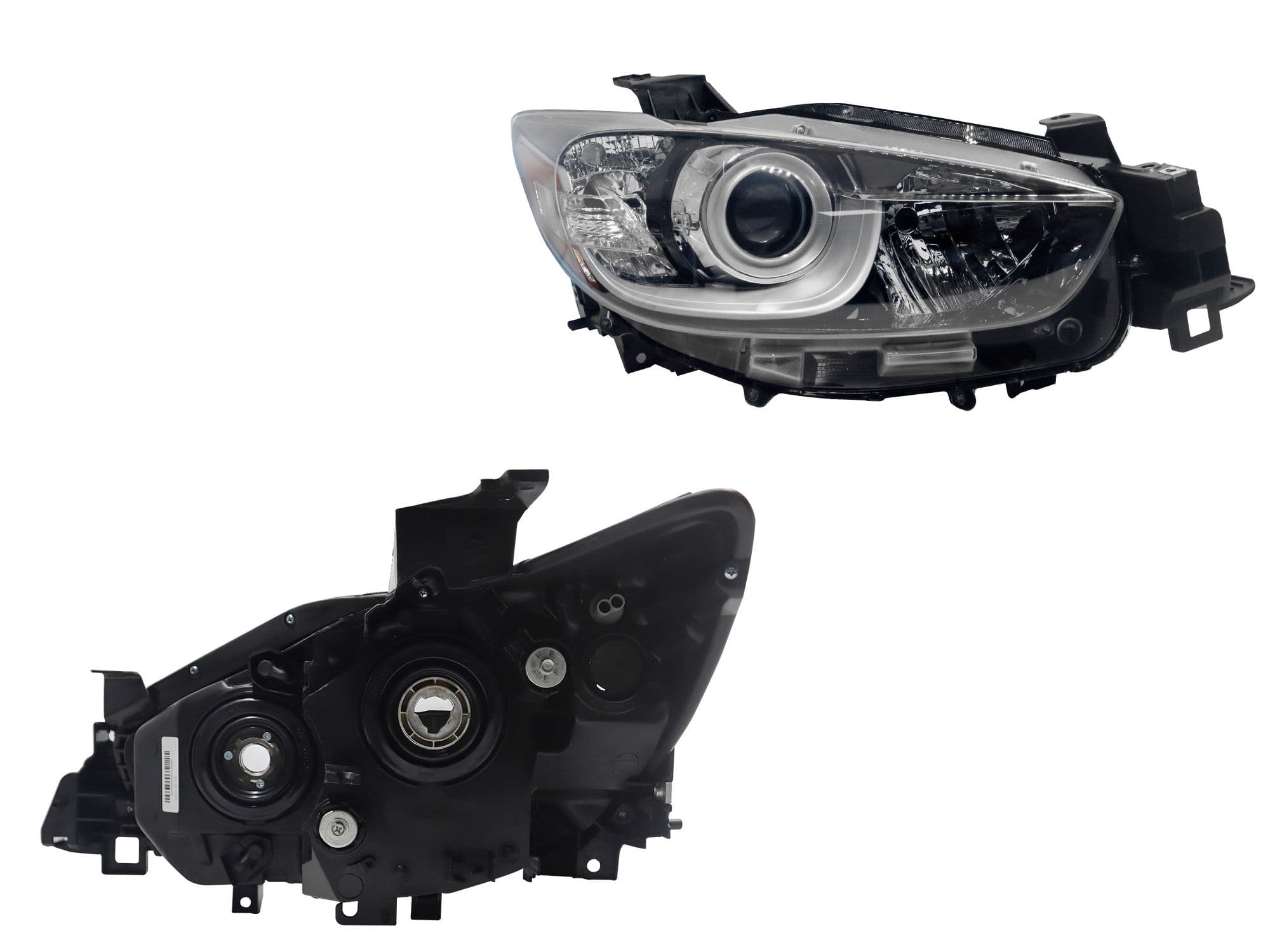 Faro Derecho Mazda CX-5 2013-2017 Con Lupa Con Mica Ámbar