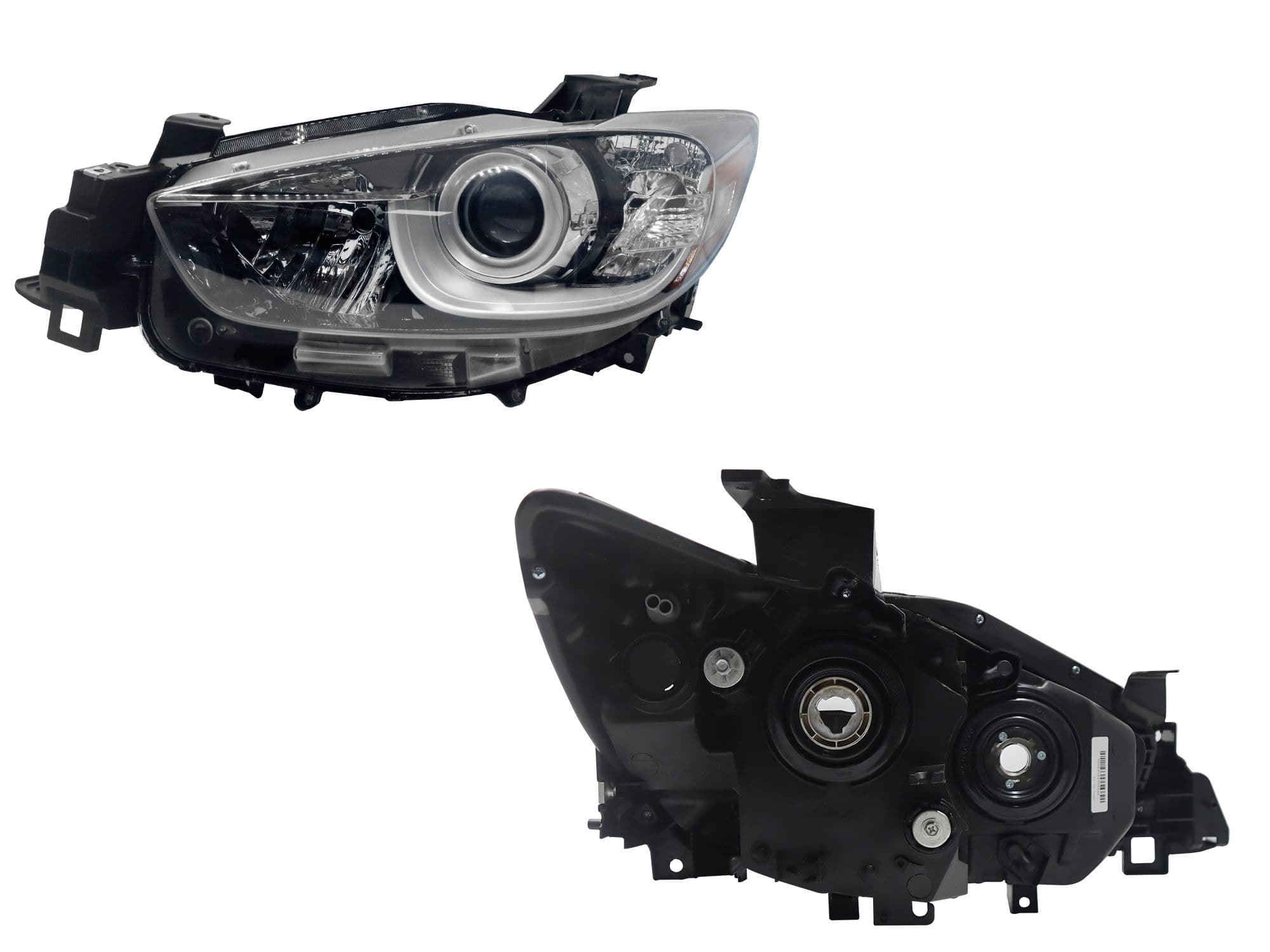 Faro Izquierdo Mazda CX-5 2013-2017 Con Lupa Con Mica Ámbar