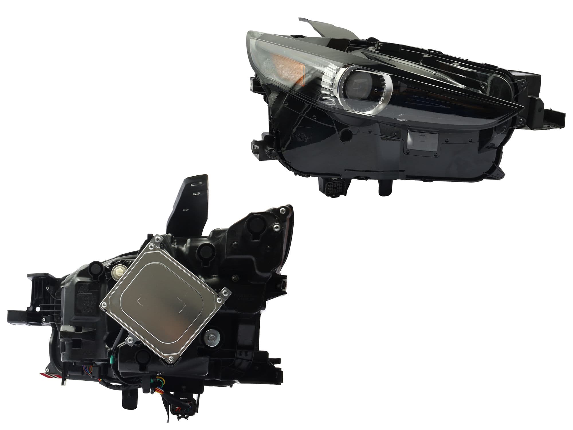 Faro Derecho Mazda CX-30 I-SPORT/MHEV 2020-2025 Con Lupa Con Led Con Mica Ámbar