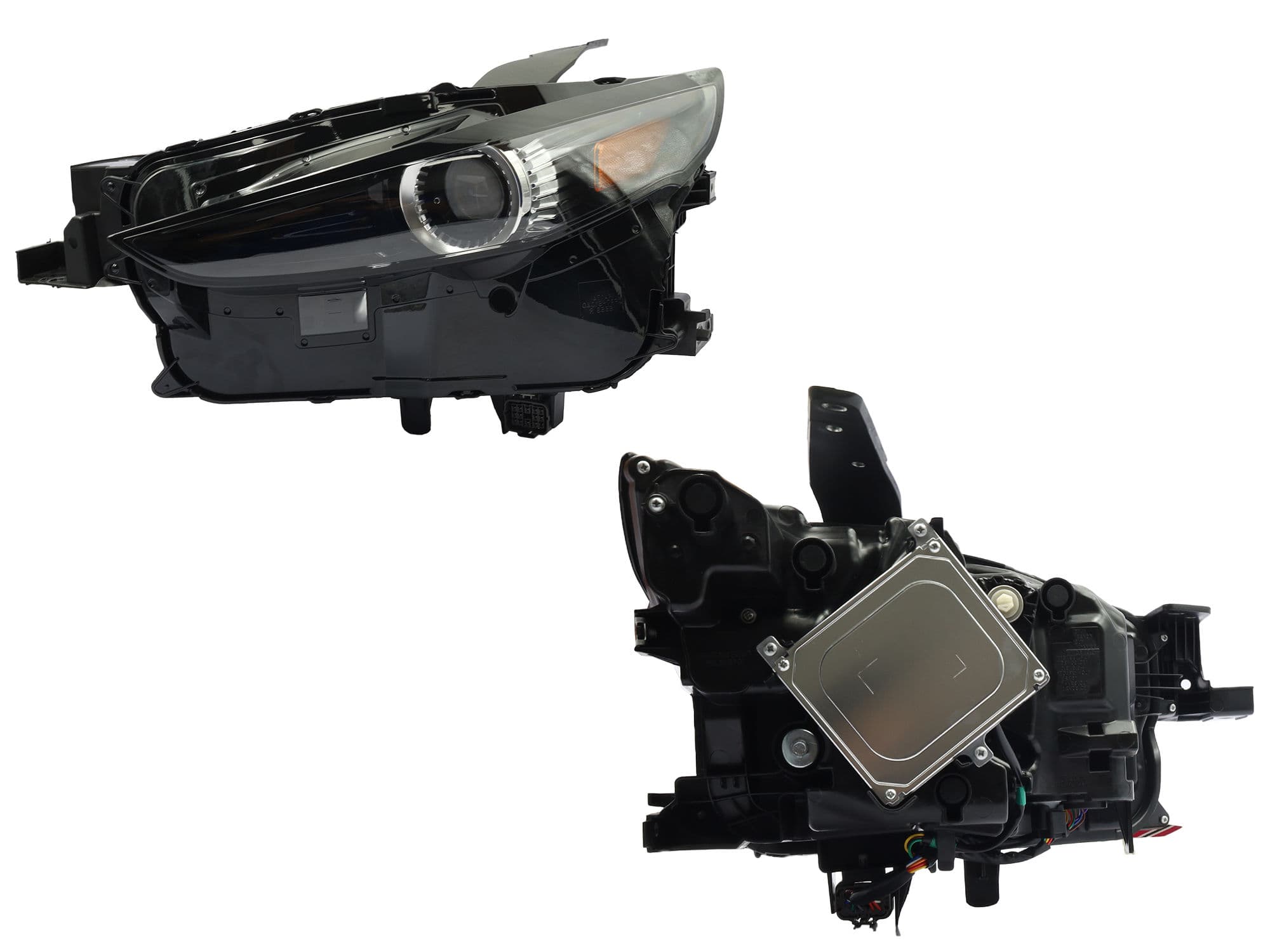 Faro Izquierdo Mazda CX-30 I-SPORT/MHEV 2020-2025 Con Lupa Con Led Con Mica Ámbar
