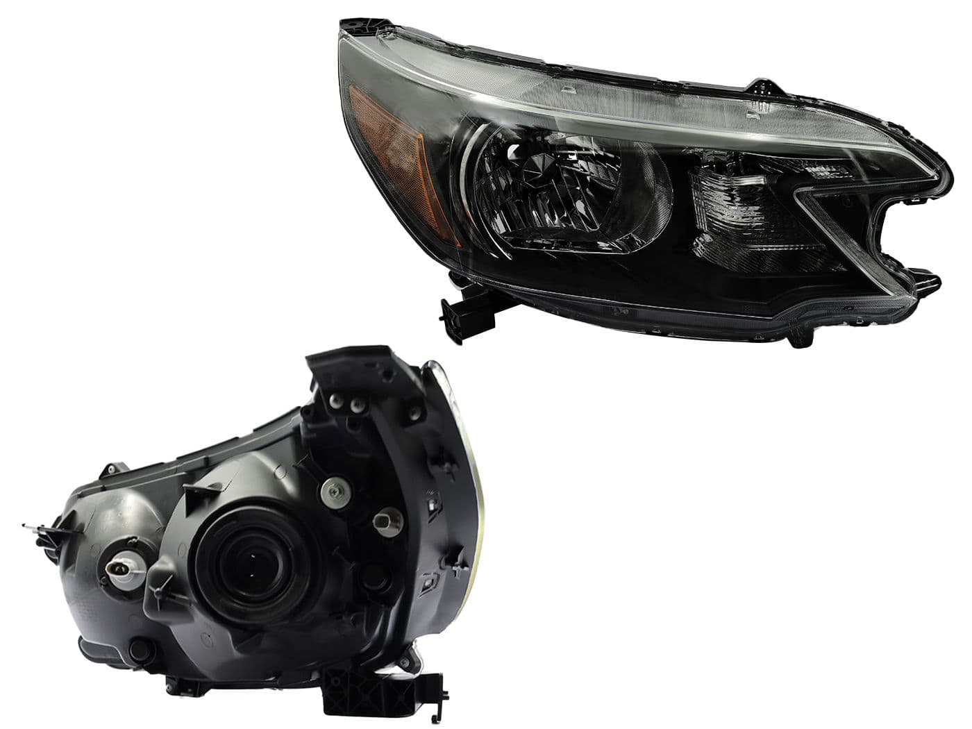 Faro Derecho Honda CR-V 2012-2014 Con Mica Ámbar
