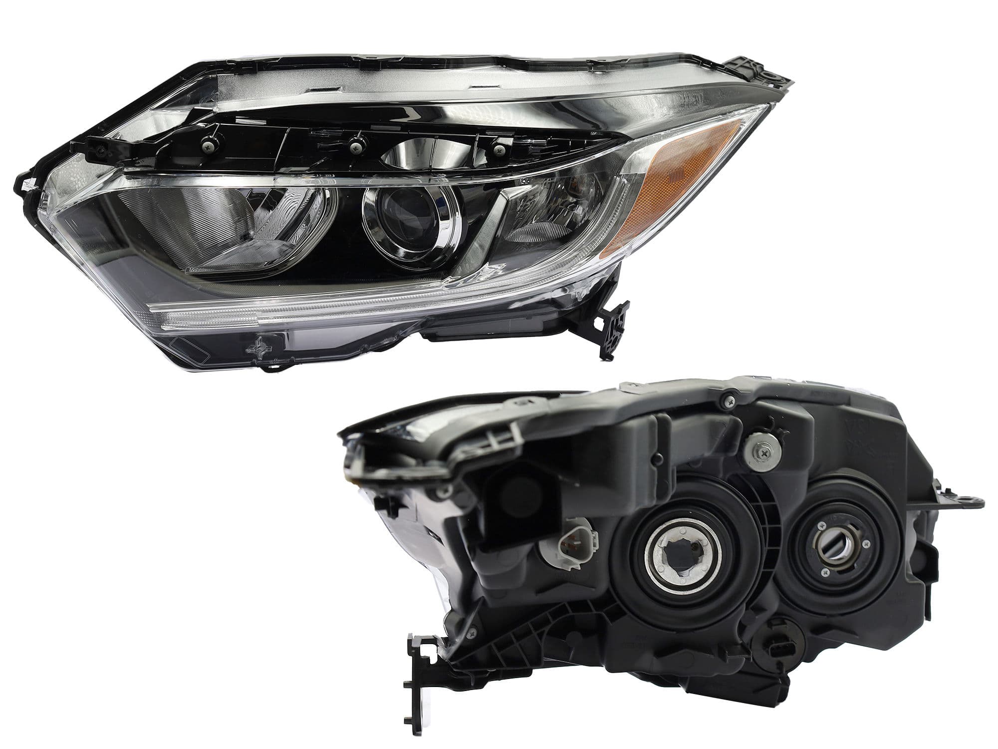 Faro Izquierdo Honda HR-V 2019-2022 Con Lupa Con Mica Ámbar