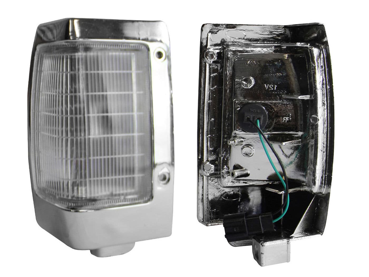 Cuarto Izquierdo Esquina Nissan D-21 1994-2007 Cromado 2 Piezas