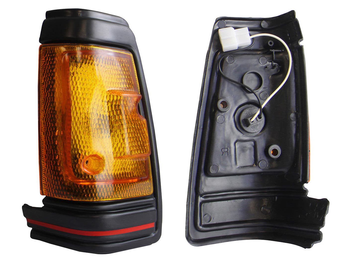 Cuarto Izquierdo Esquina Nissan 720 1992-1993 Negro 2 Piezas