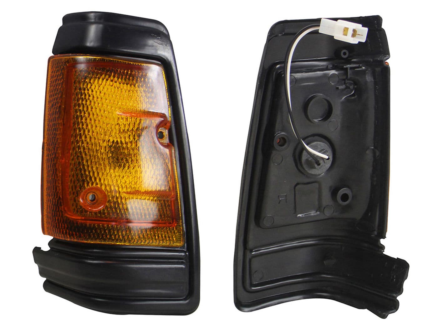 Cuarto Izquierdo Esquina Nissan 720 1992-1993 Negro 2 Piezas