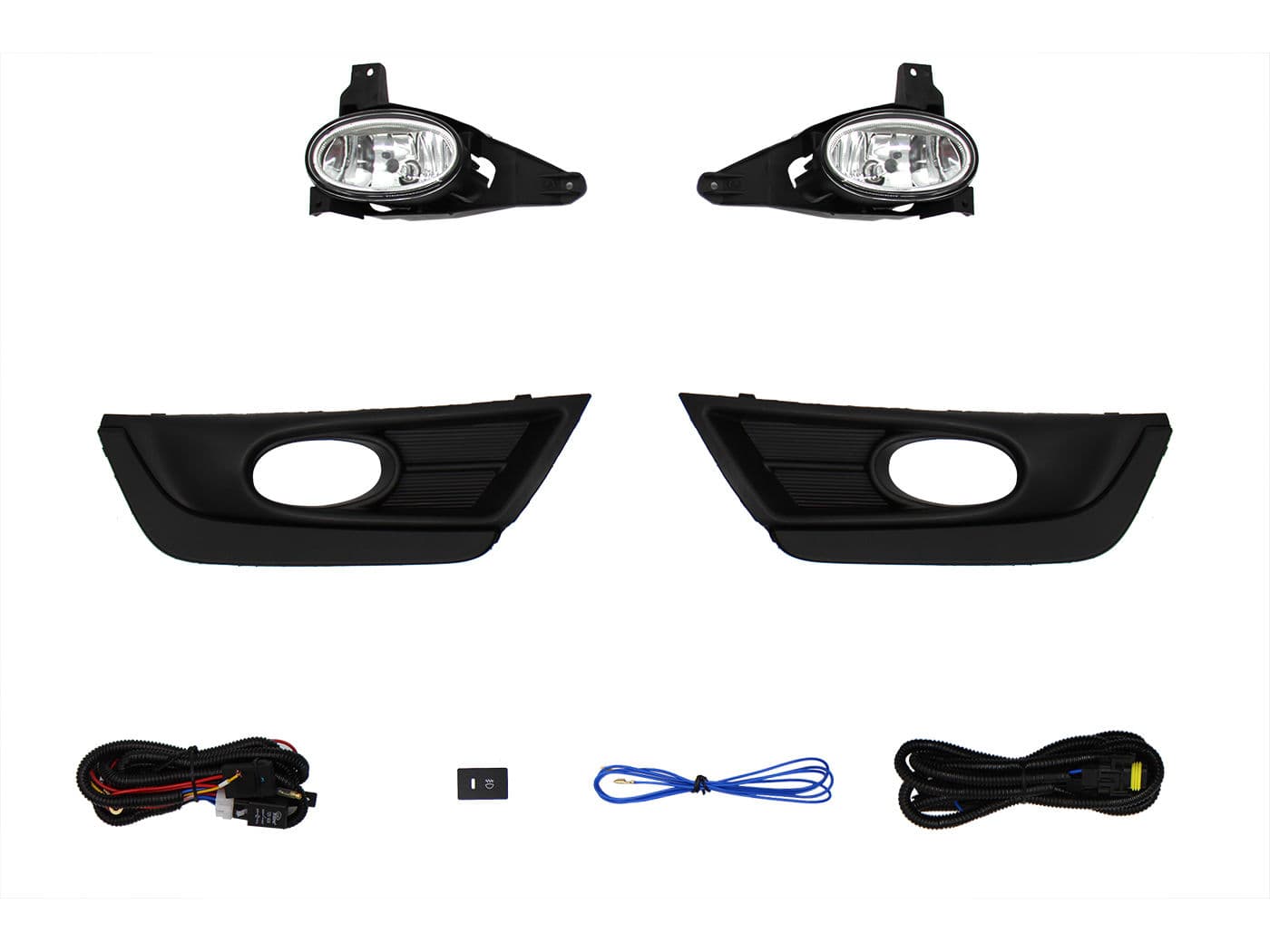 Kit Faro Aux C/Cables C/Rejillas Negras C/Focos Honda Cr-V 2017 2019