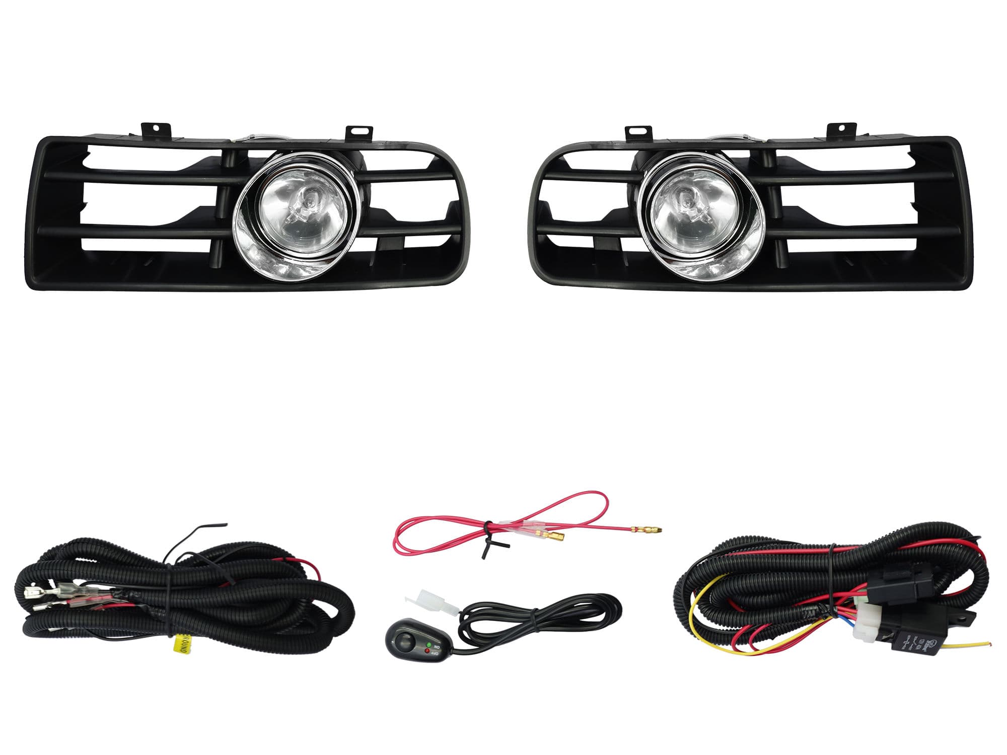 Kit Faro Aux C/Cables C/Rejillas Negras C/Focos Volkswagen Golf A4 1999 2007