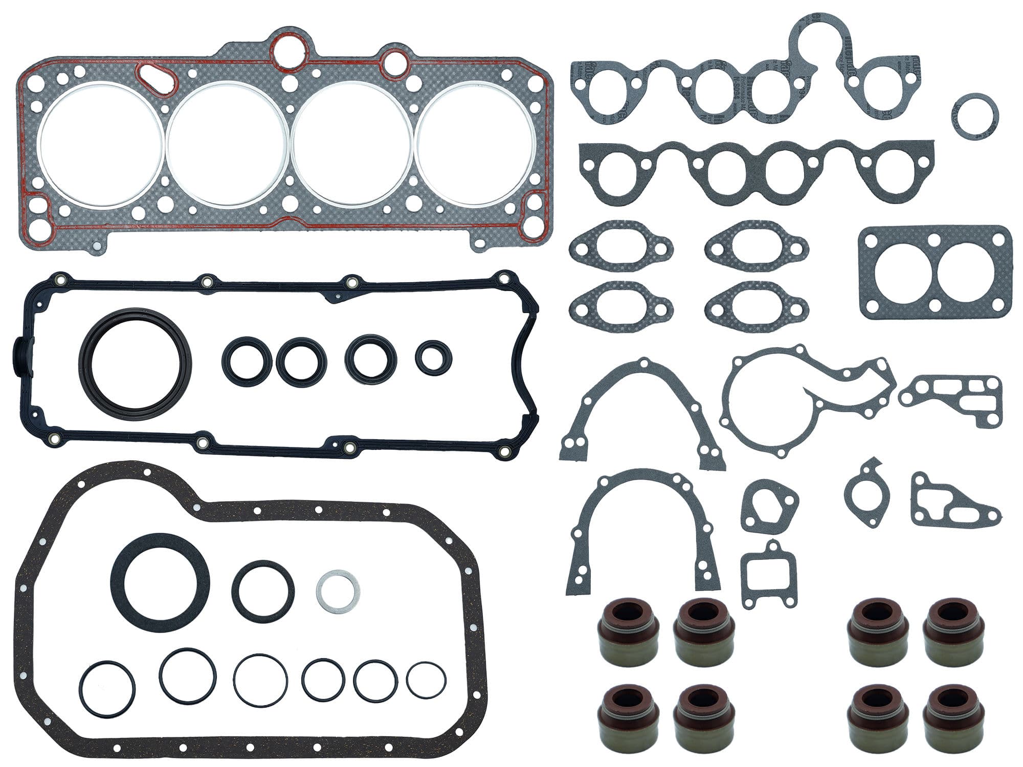 Junta Motor Completa Grafitada 8Val Aeg/Avh/Azg (Vagoneta/Pick-Up 00-09/Derby) Volkswagen Pointer 1.8L 1998 2009