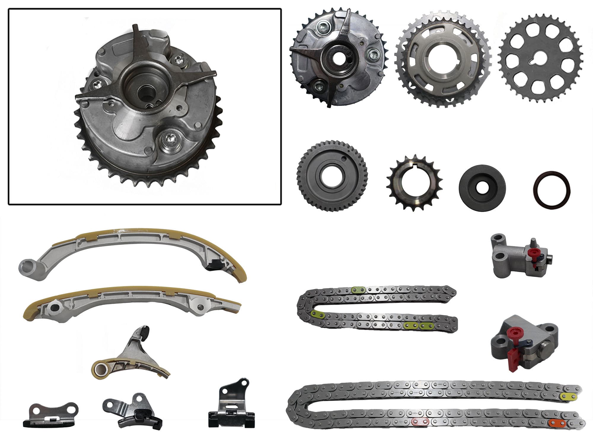 Kit De Distribución Toyota Hiace 2.7L 2.7L 2005-2019 17 Piezas
