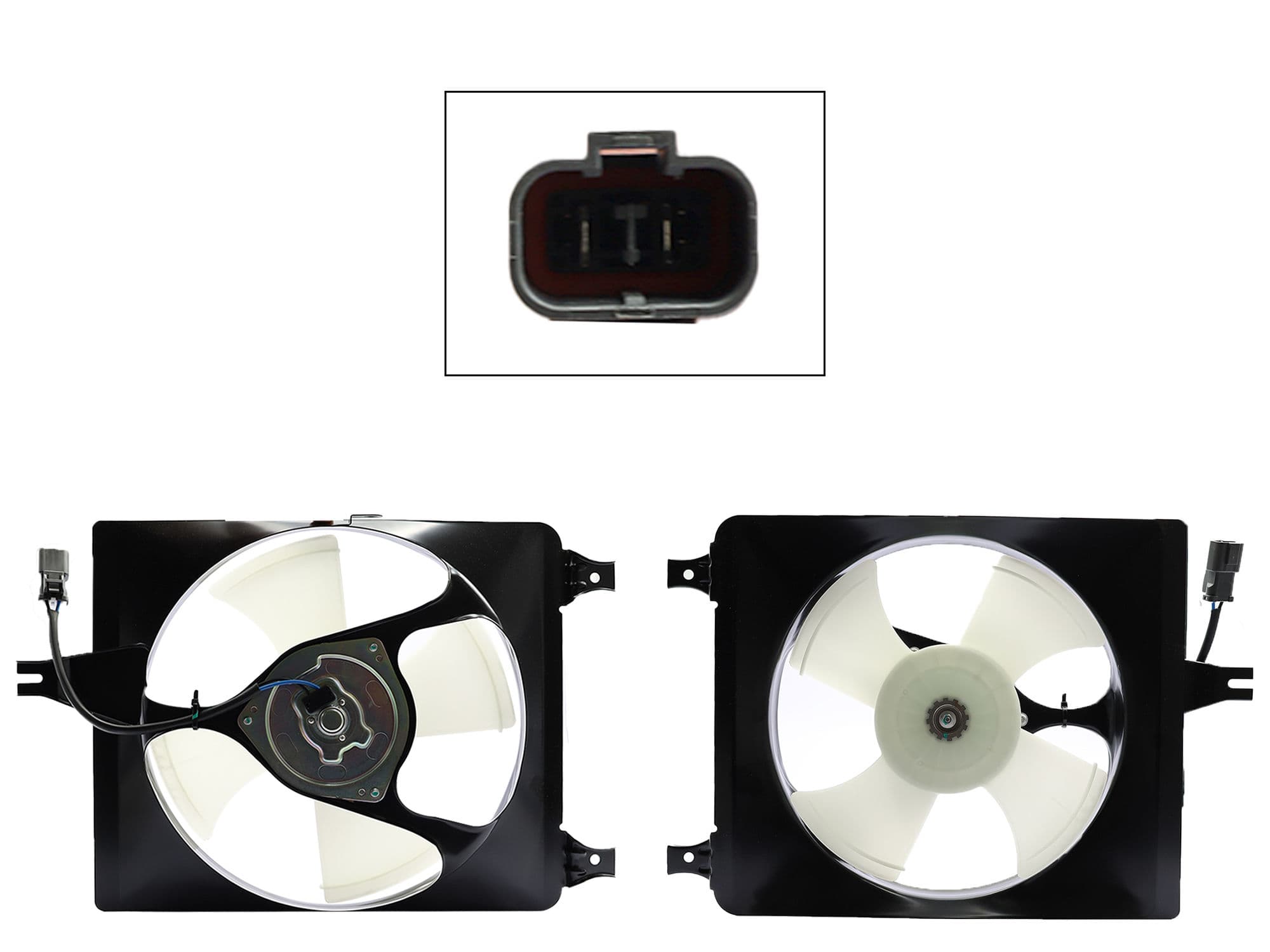 Motoventilador Honda Accord 2.3L / 3.0L 1998-2002 Con Aire 2 Pines Con Resistencia