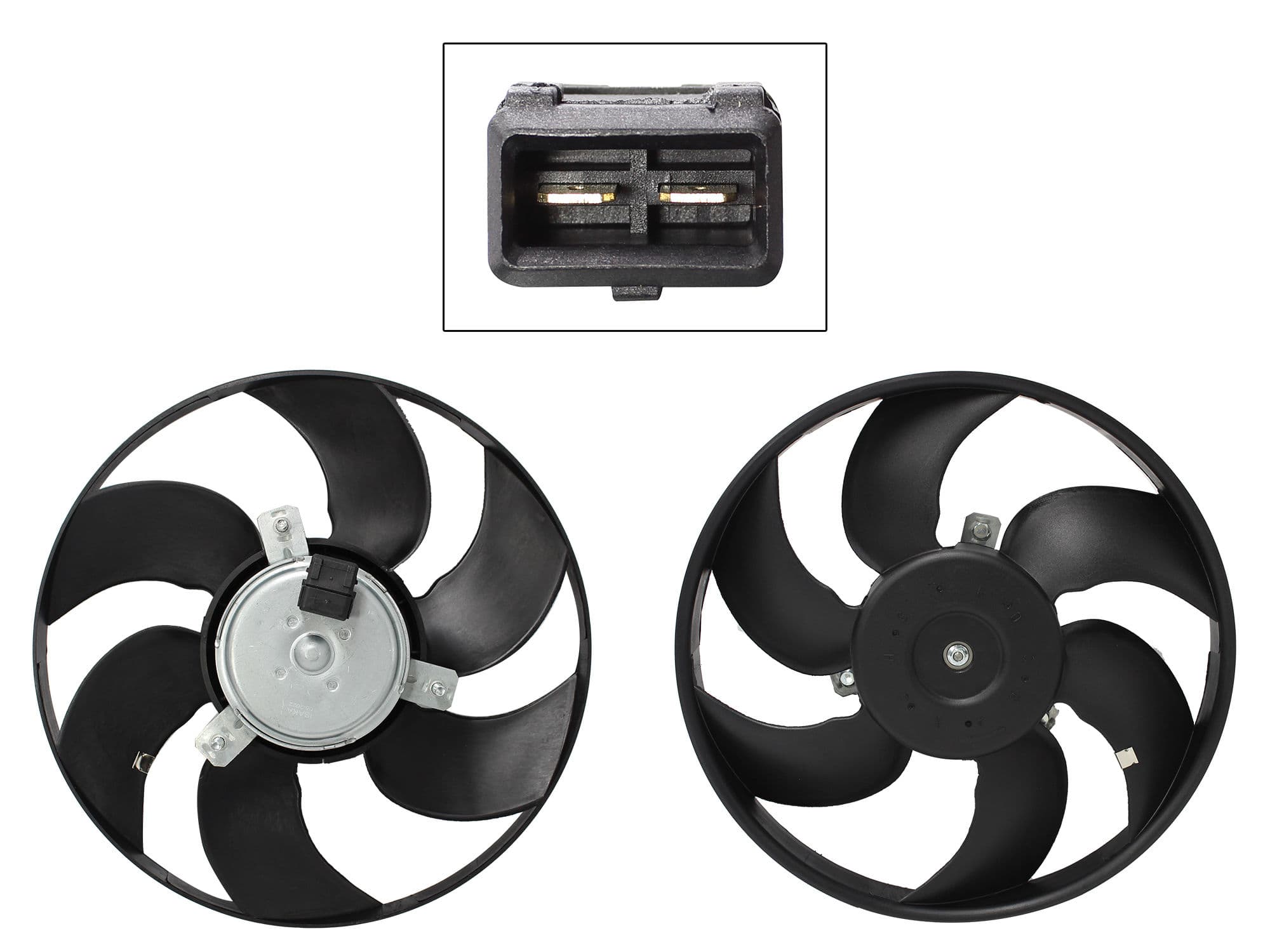 Motoventilador Volkswagen Pointer 1.8L 1998-2009 Con Aire 2 Pines Sin Tolva Sin Resistencia