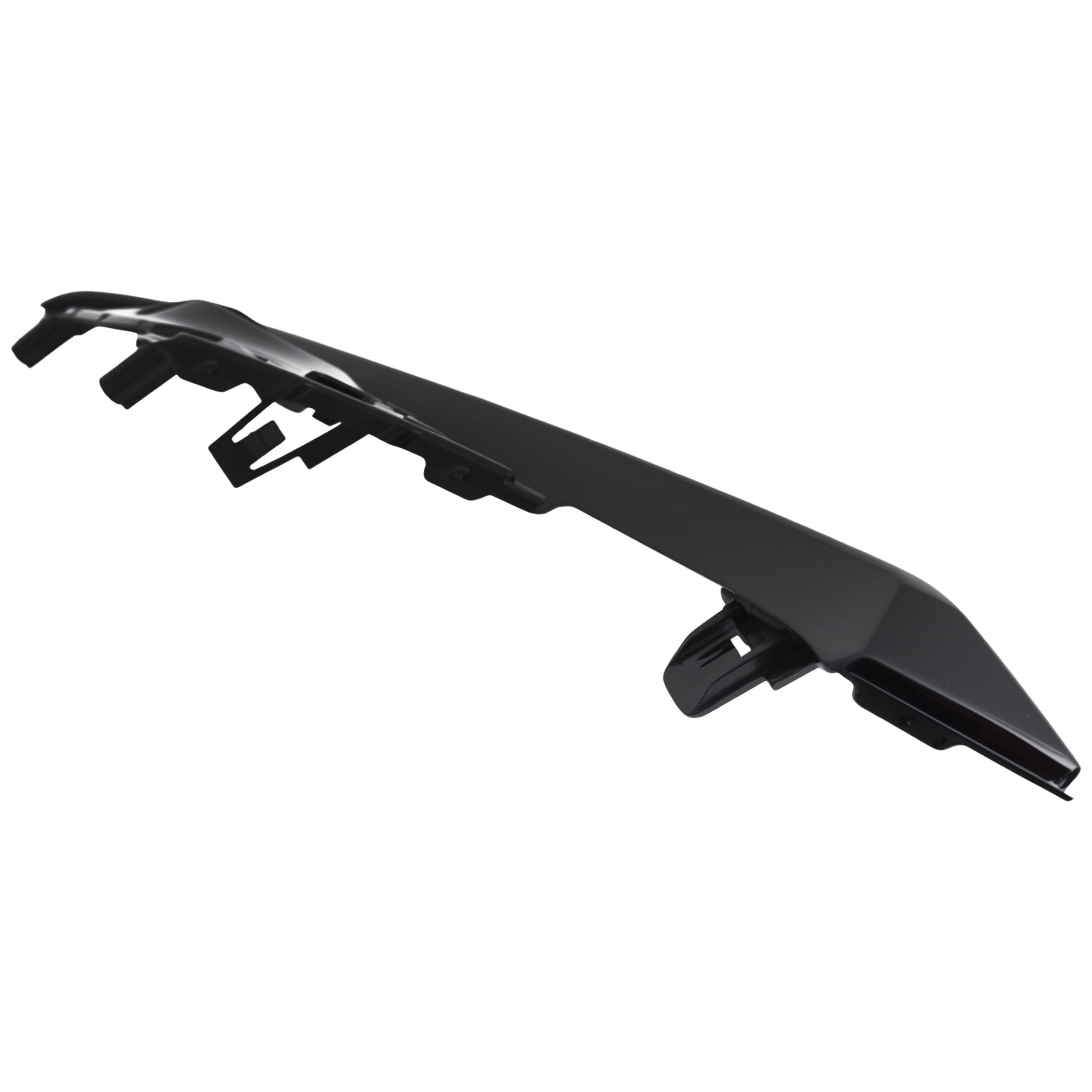 Rejilla Fascia Delantera Izquierdo Mazda Cx-3 2019-2022 Negro Brillante Con Hoyo Para Faro