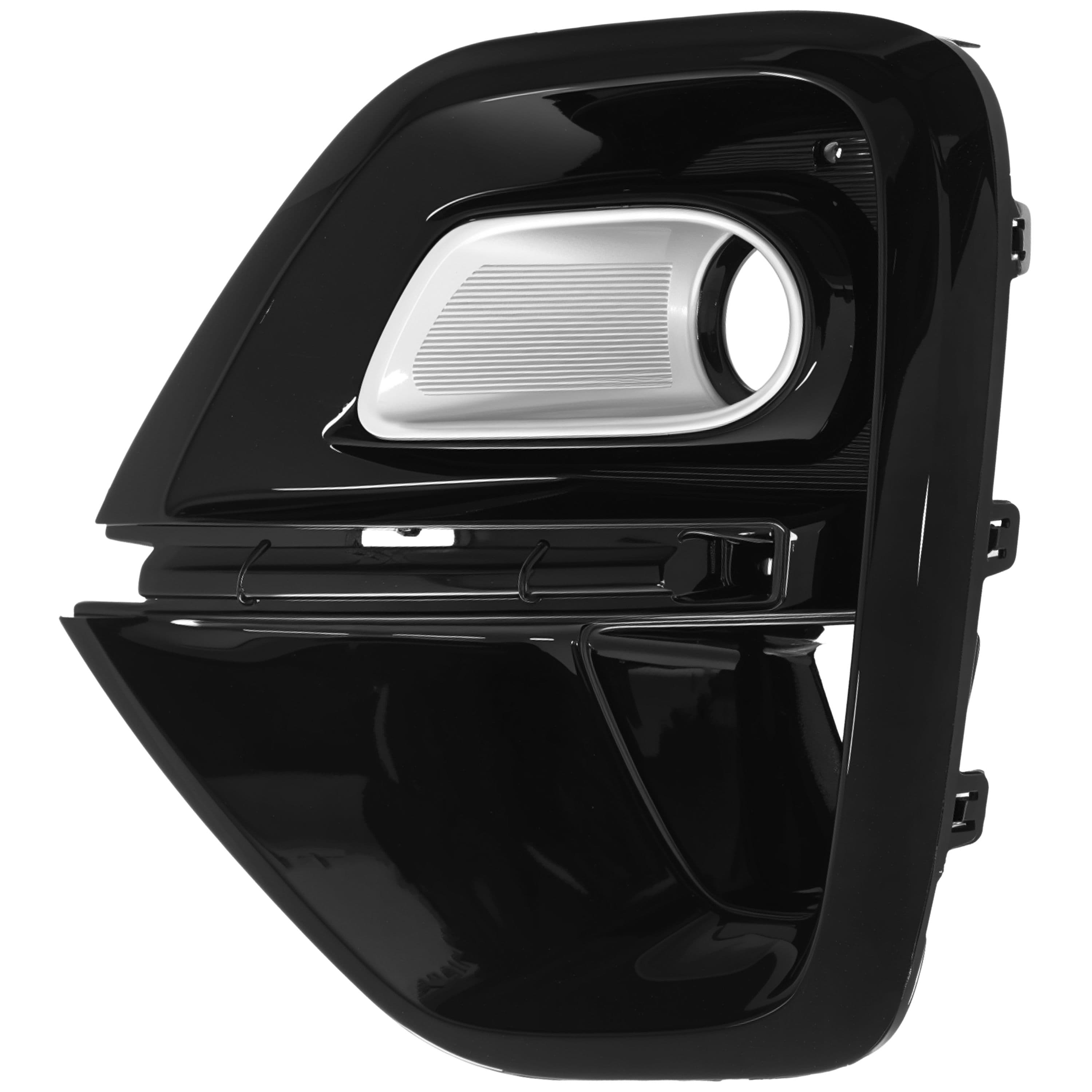 Rejilla Fascia Delantera Izquierdo Kia Sportage 2019-2022 Negro Con Hoyo Para Faro Con Moldura Cromada