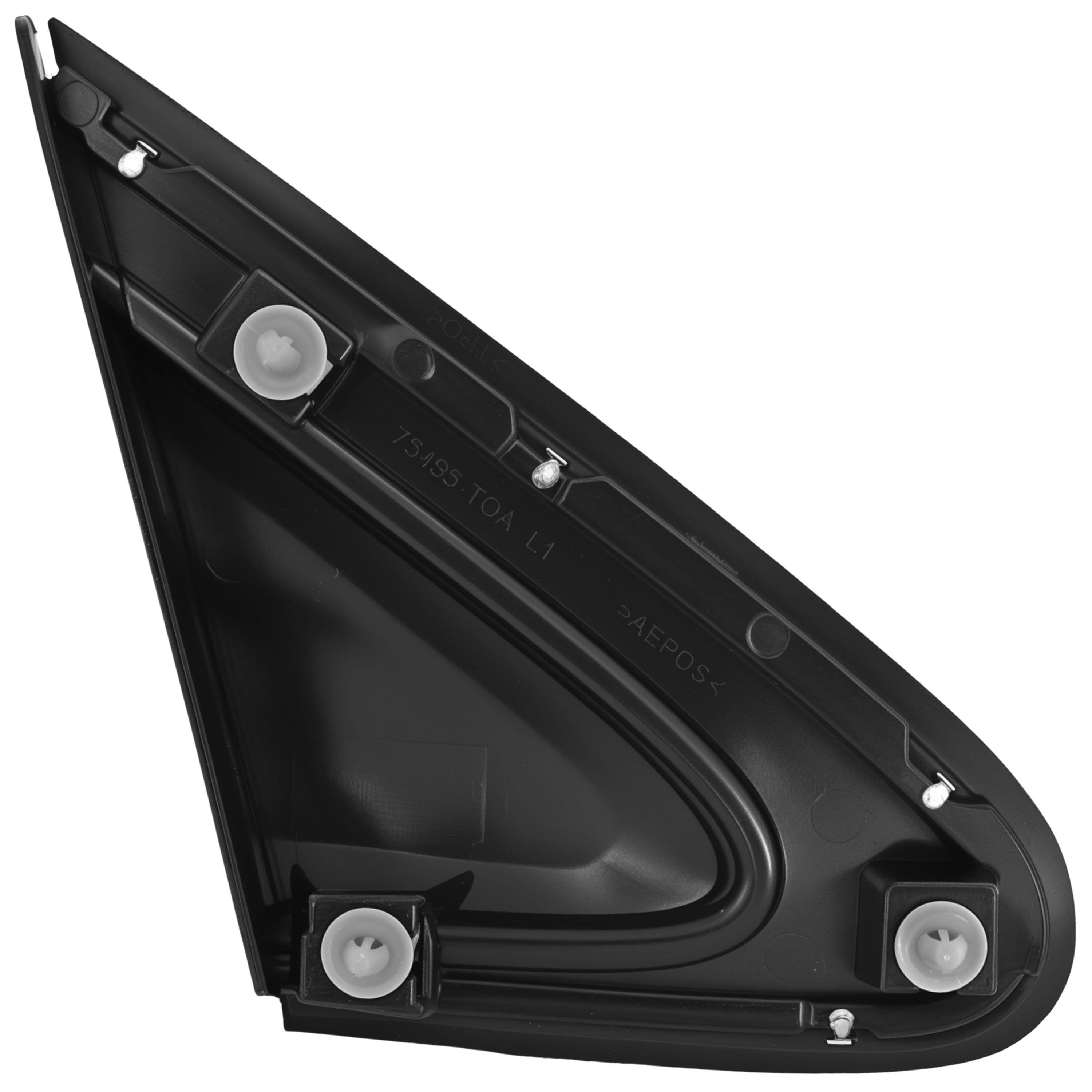 Moldura Esquinero Espejo Honda Cr-V 2012-2016 Superior Corrugada Con Moldura Cromada Izquierdo