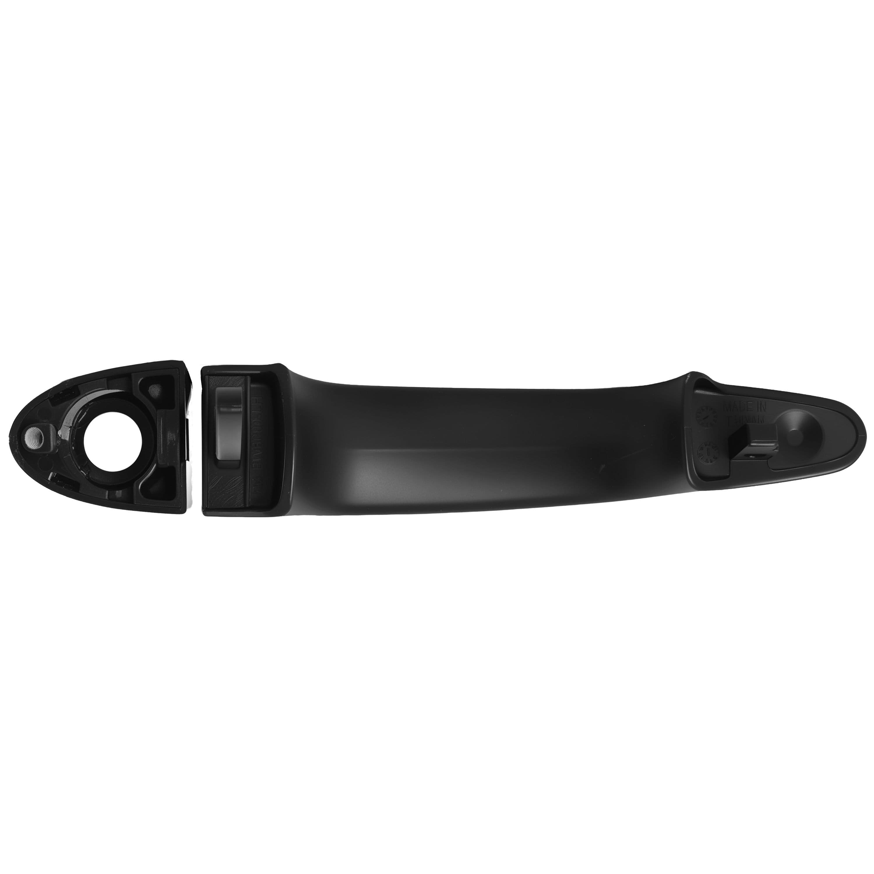 Manija Exterior Izquierdo BMW X3 2004-2007 Negro Lisa Plástico Con Hoyo Para Llave Delantera