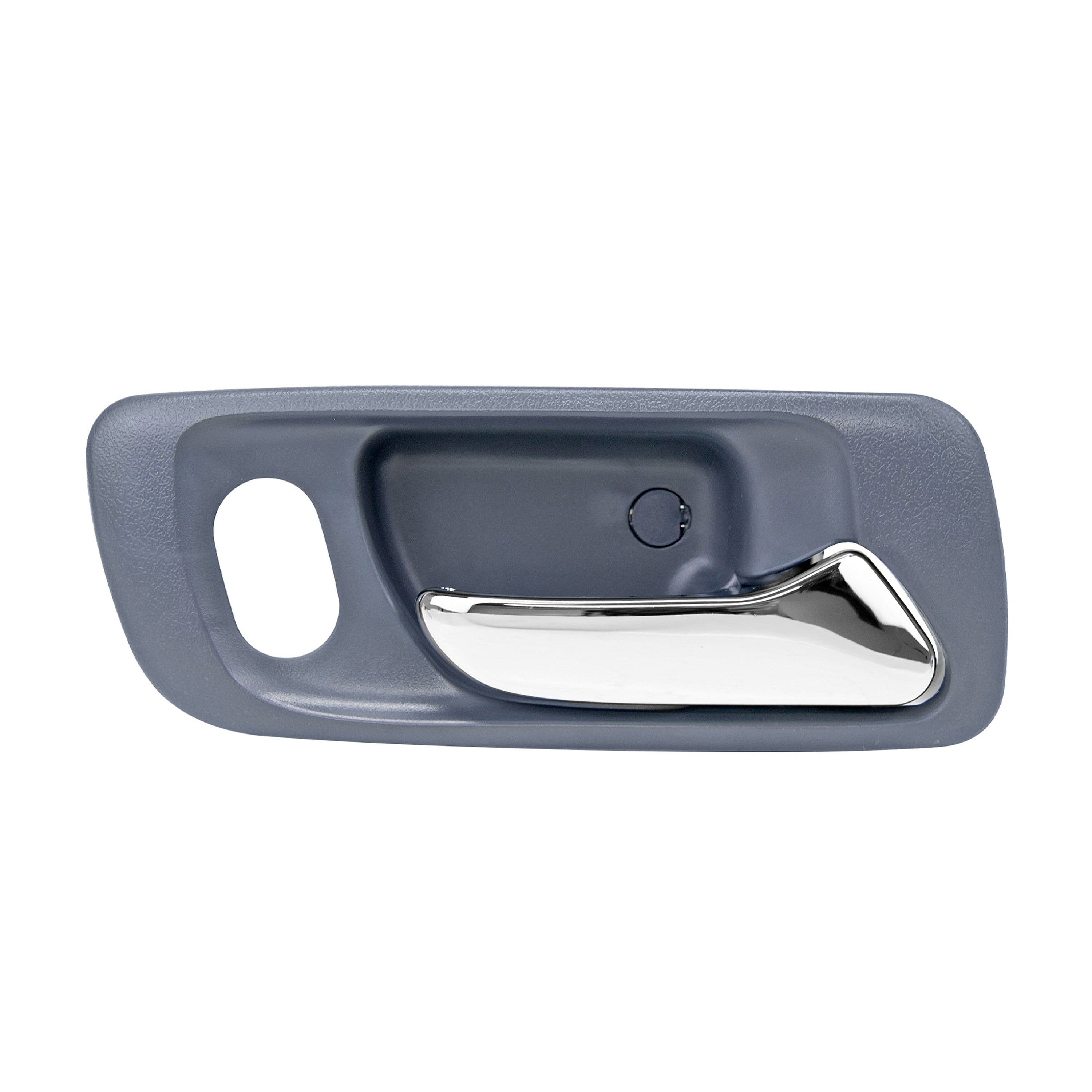 Manija Interior Derecho Honda Accord 1998-2002 Azul/Cromada Plástico Con Hoyo Para Seguro Delantera