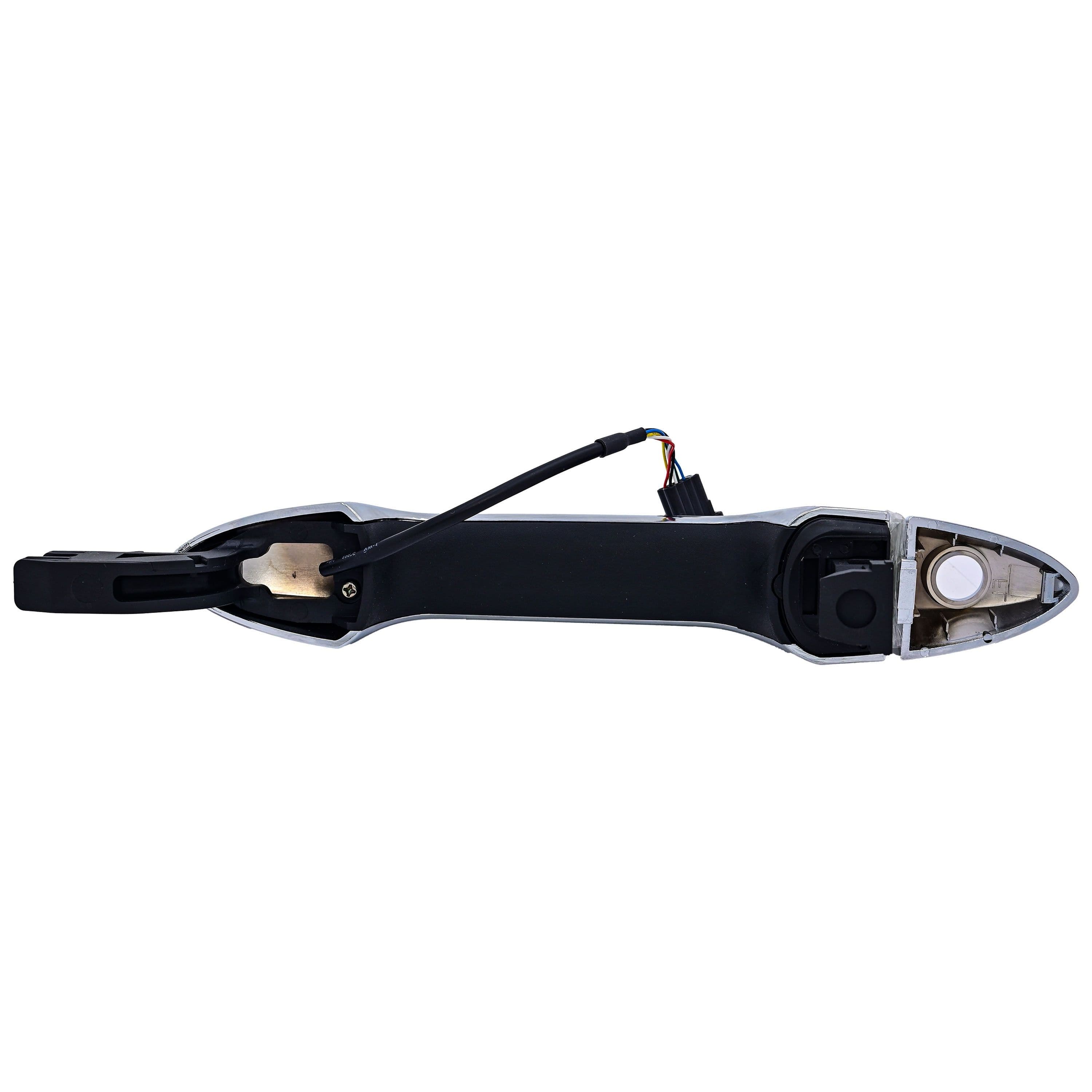Manija Exterior Derecho Honda Accord 2013-2015 Cromada Plástico 6 Pins Con Sensor Sin Hoyo Para Llave Delantera