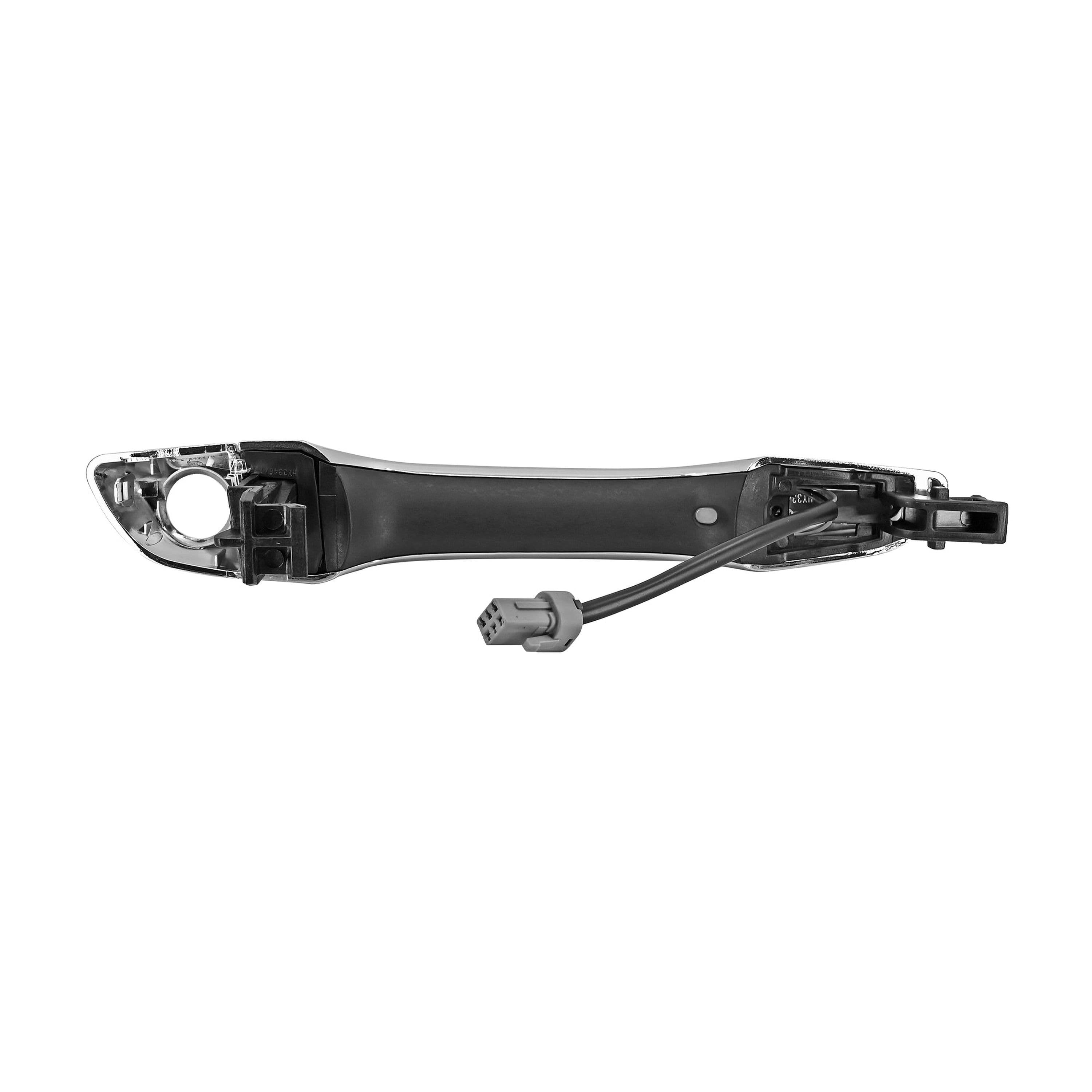 Manija Exterior Izquierdo Hyundai Elantra 2017-2020 Cromada Plástico Con Sensor 4 Pins Con Hoyo Para Llave Delantera