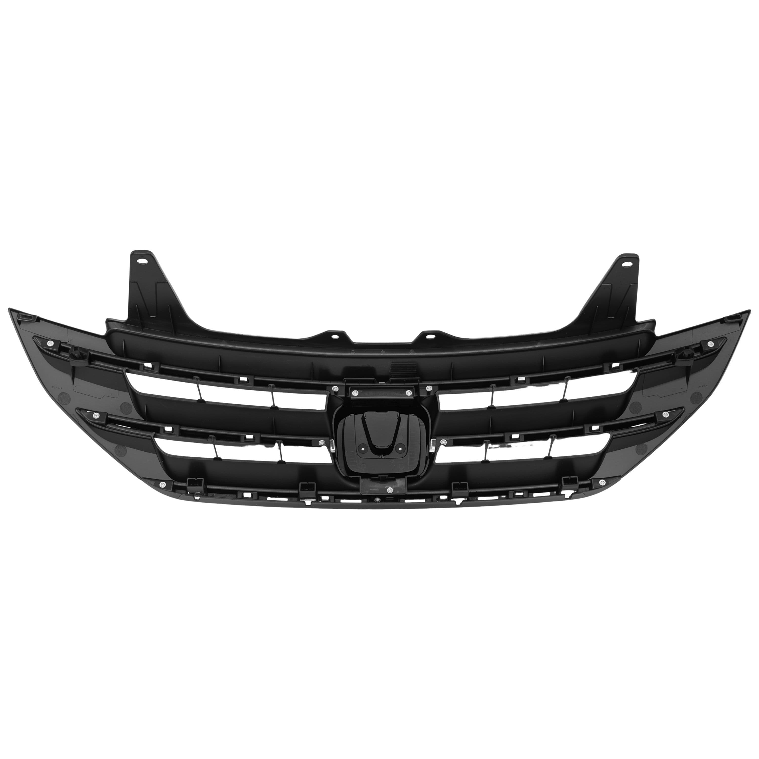 Parrilla Honda Cr-V 2012-2014 Gris Con Molduras Cromadas Sin Moldura Negro Exterior