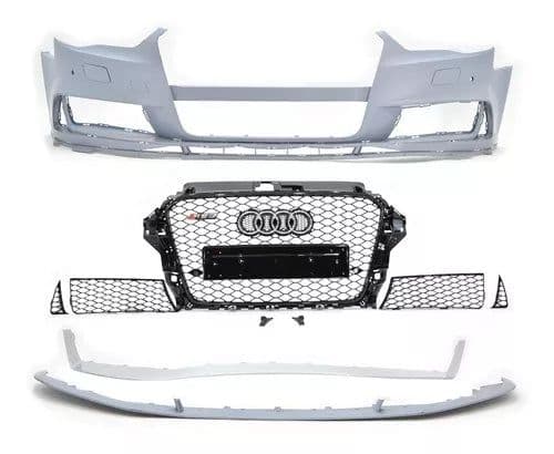 Fascia Audi RS3 Sedan 2013-2016 Completa Con Accesorios Delantera