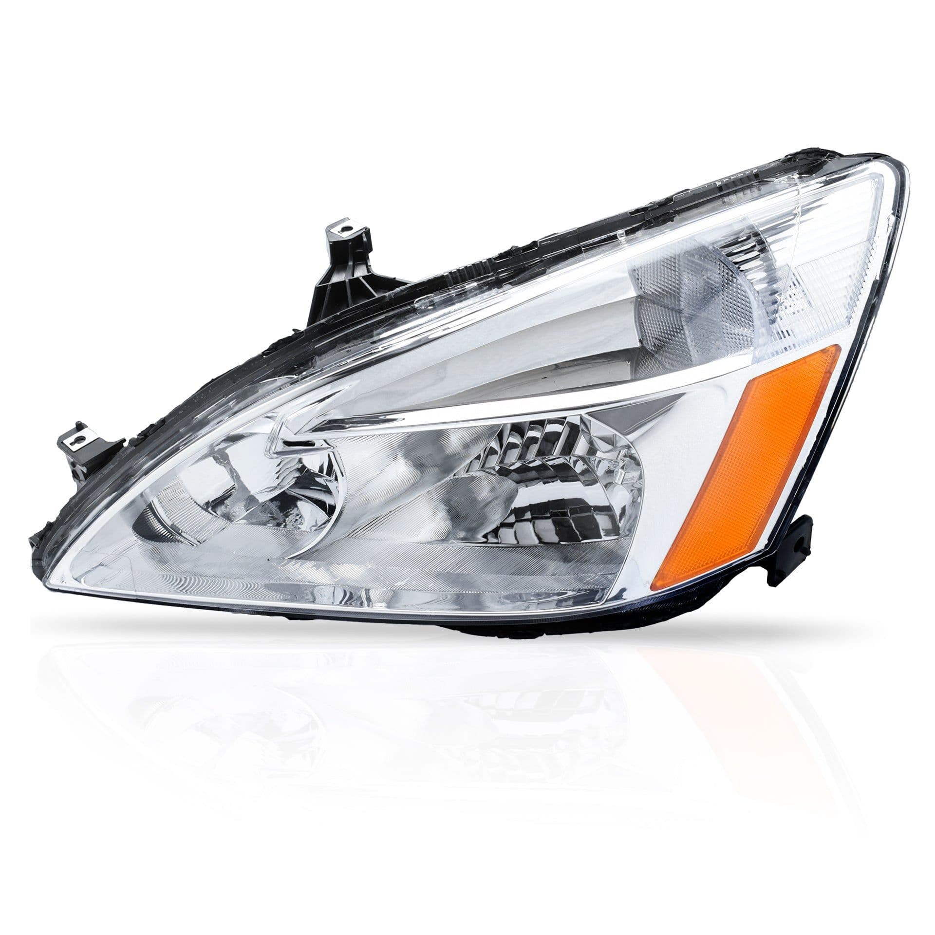 Par faros Honda Accord 20032007 Fondo Cromado