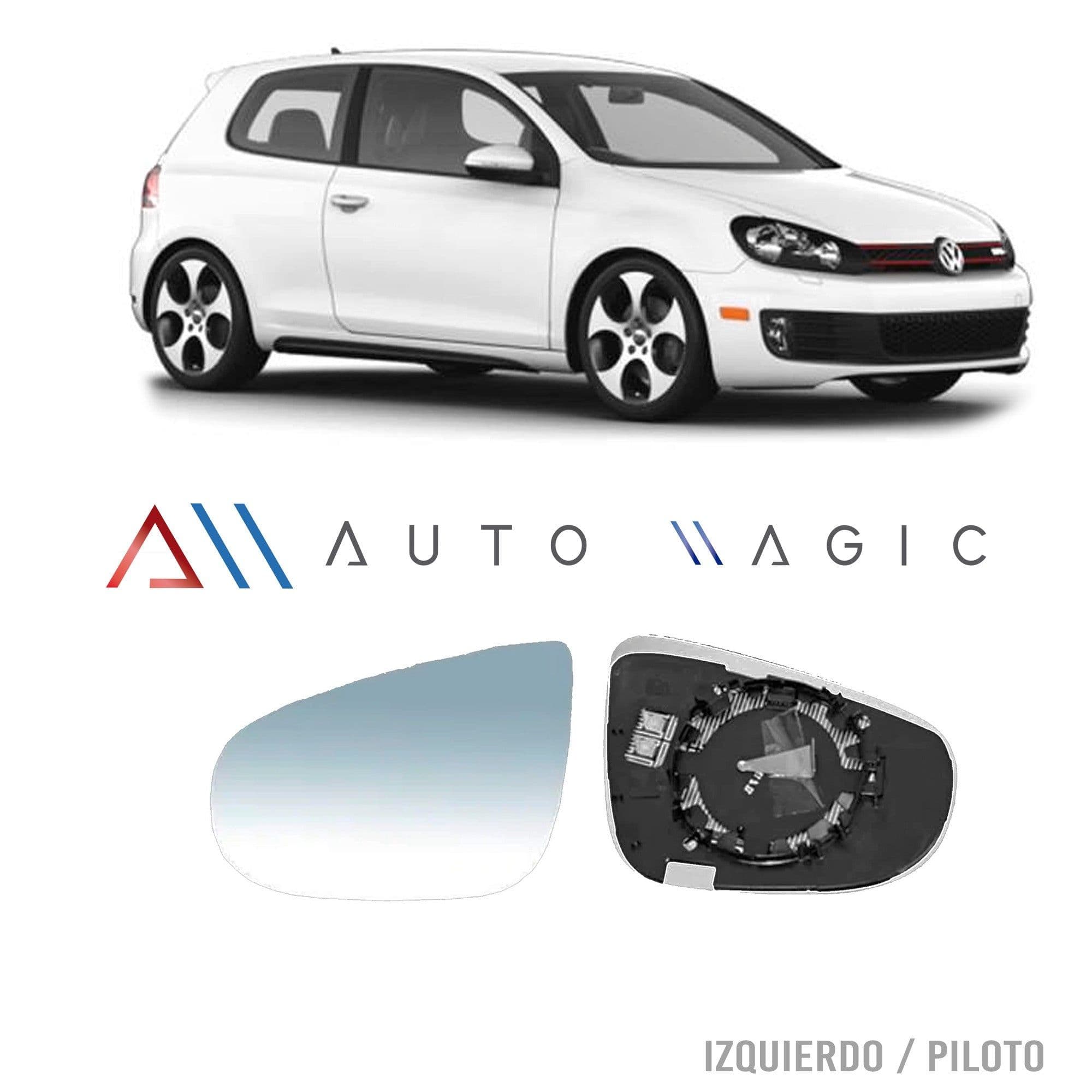 Luna de Espejo Volkswagen Golf GTI 2011-2013 Con Desempañante Izquierdo