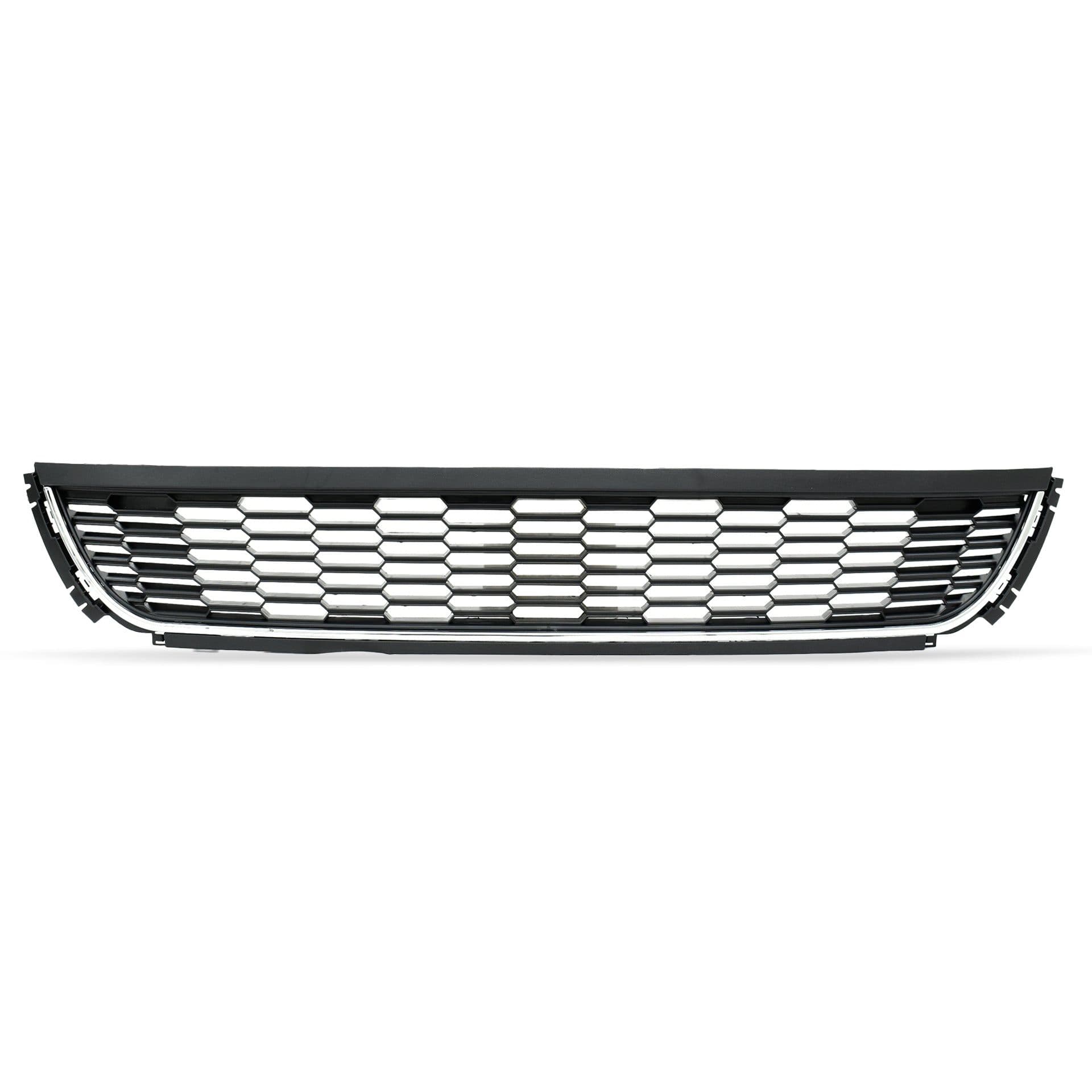 Rejilla De Defensa Central Volkswagen Polo 2013-2014 con Moldura Cromada