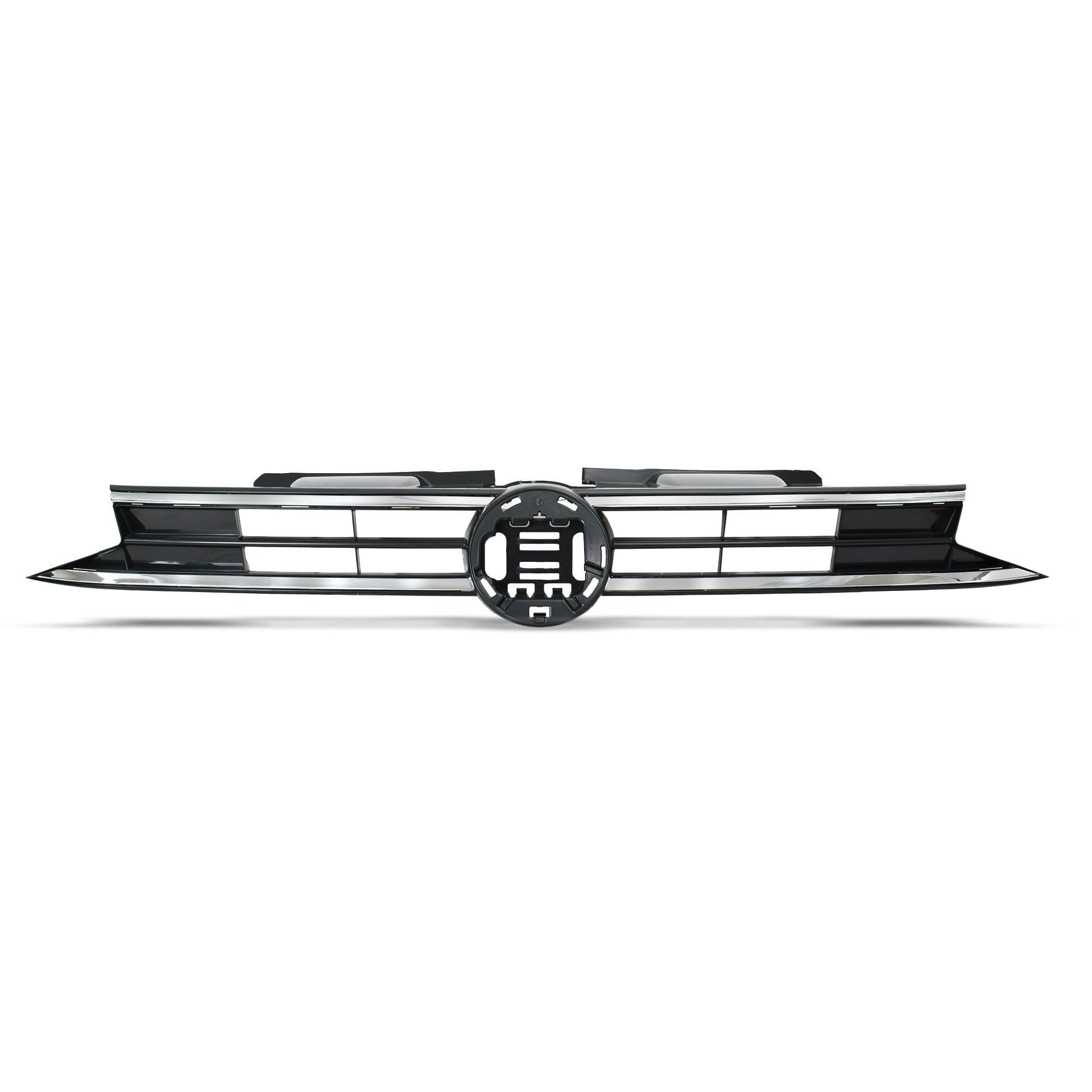 Parrilla Volkswagen Virtus 2023-2026 Negro Mate Con Filo Cromada