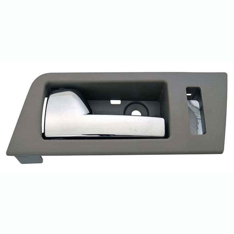 Manija Interior Ford Focus Usa Type 2008-2011 Con Hoyo Para Seguro Gris/Cromo Plastico Izquierdo Delantera Hushan